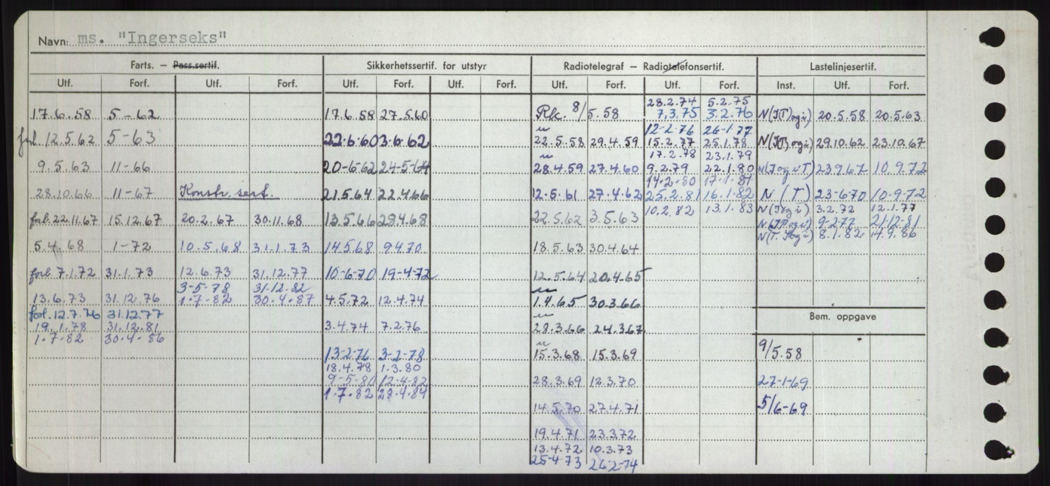 Sjøfartsdirektoratet med forløpere, Skipsmålingen, AV/RA-S-1627/H/Hd/L0018: Fartøy, I, p. 154