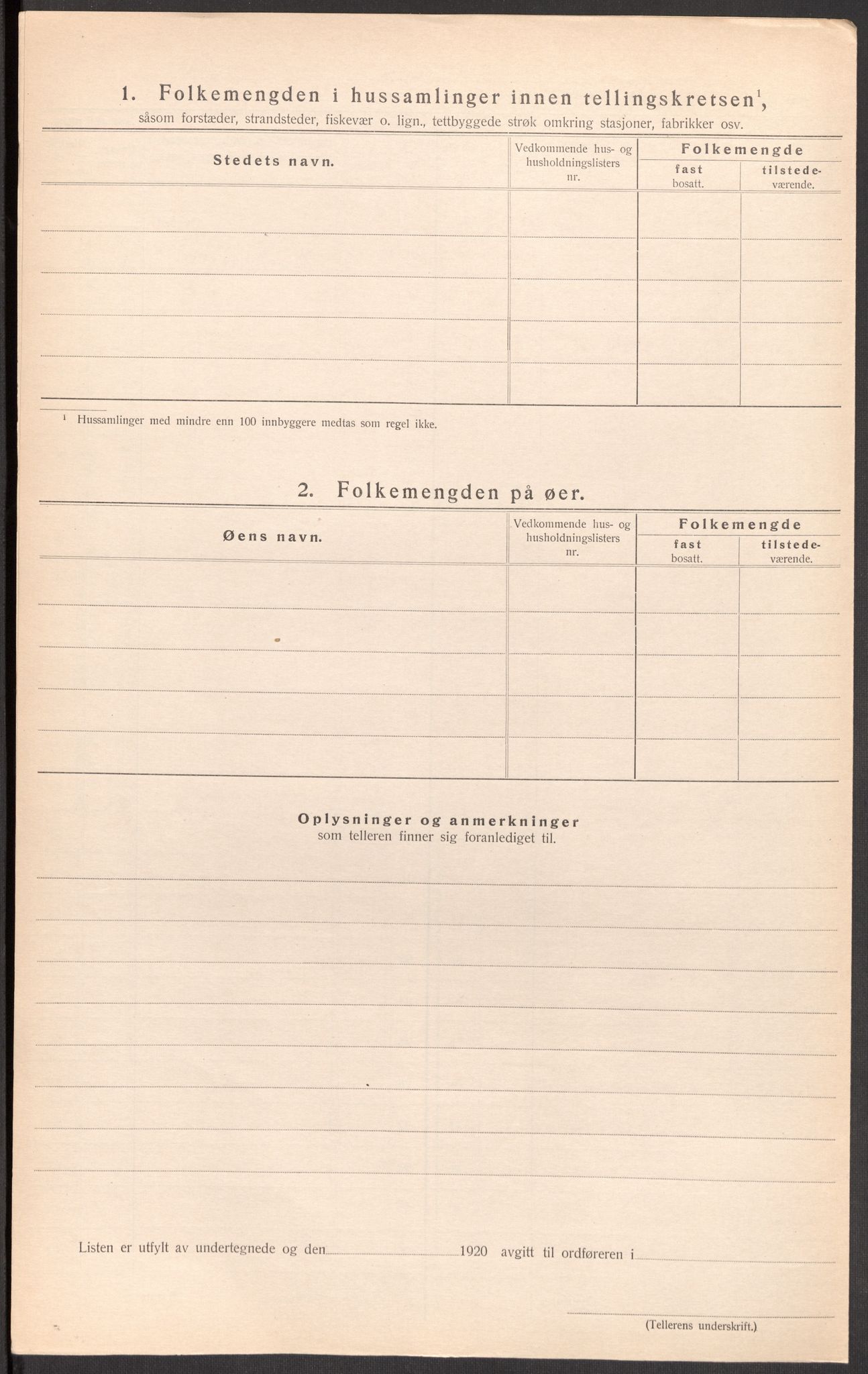 SAST, 1920 census for Torvastad, 1920, p. 53