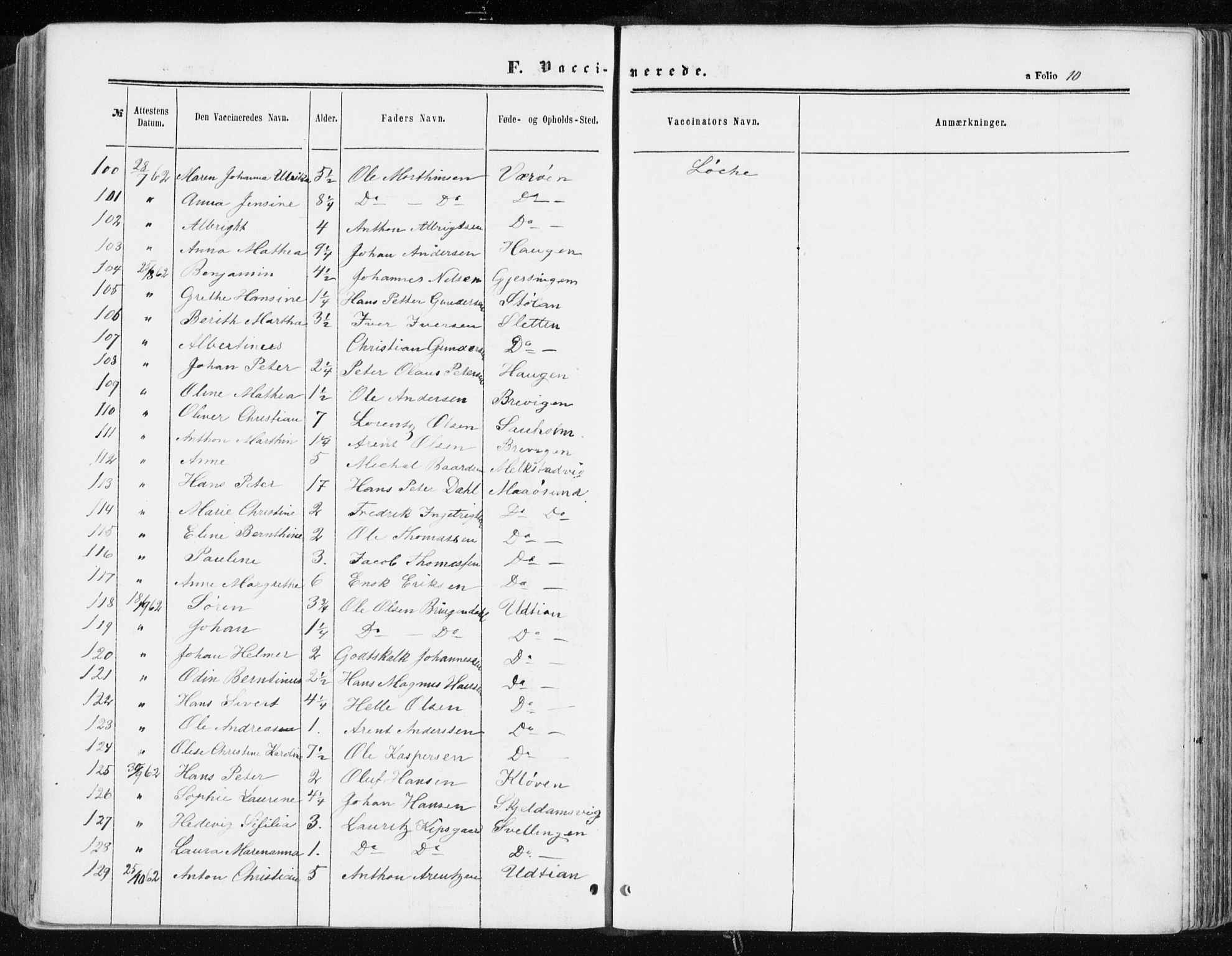 Ministerialprotokoller, klokkerbøker og fødselsregistre - Sør-Trøndelag, AV/SAT-A-1456/634/L0531: Parish register (official) no. 634A07, 1861-1870, p. 10