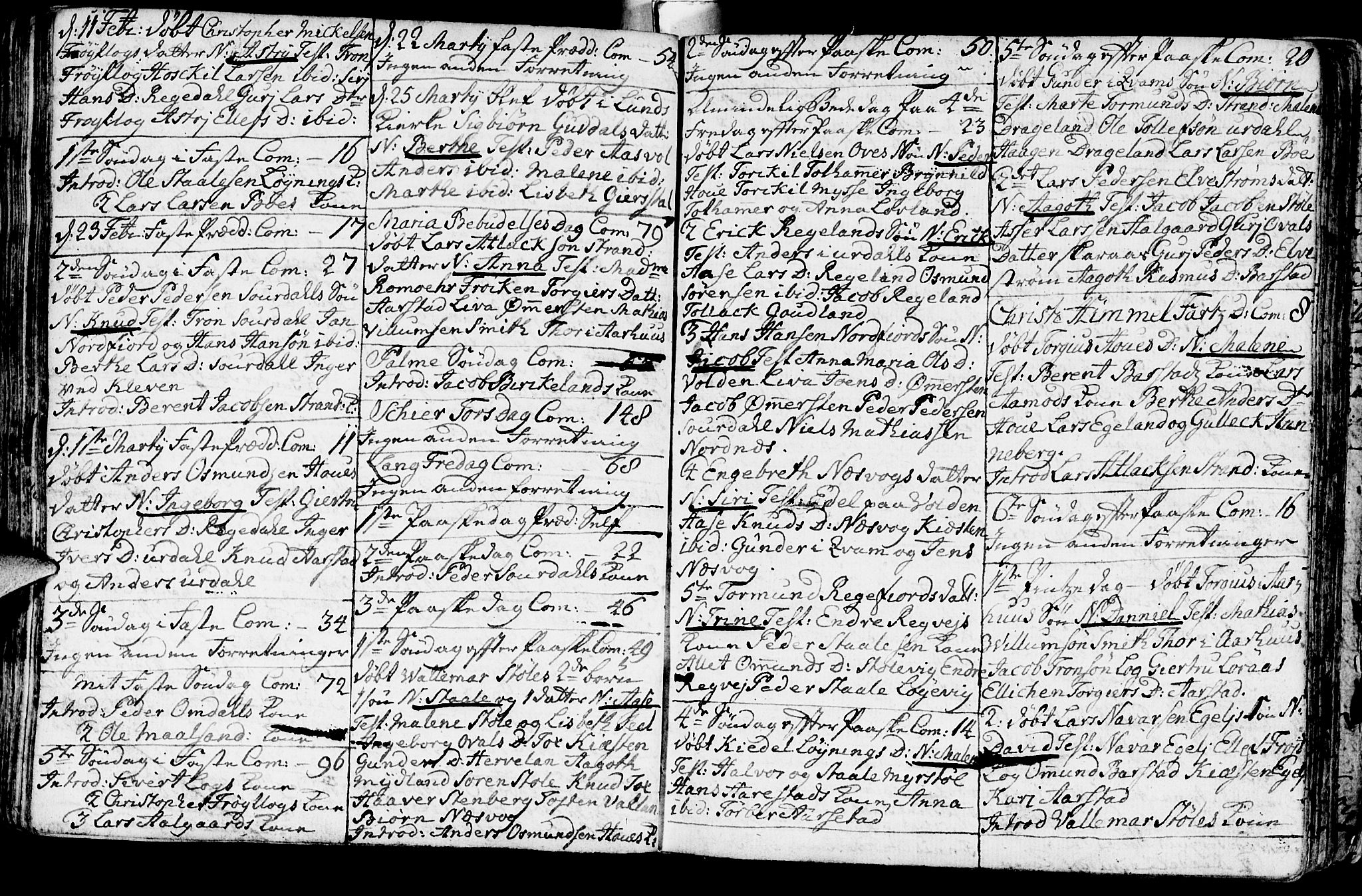 Sokndal sokneprestkontor, AV/SAST-A-101808: Parish register (official) no. A 3, 1740-1806