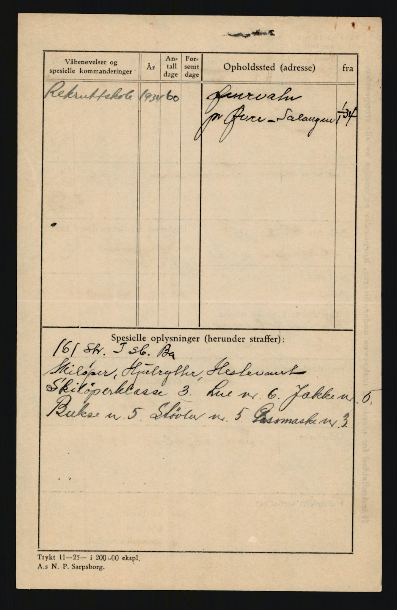 Forsvaret, Troms infanteriregiment nr. 16, AV/RA-RAFA-3146/P/Pa/L0018: Rulleblad for regimentets menige mannskaper, årsklasse 1934, 1934, p. 1224