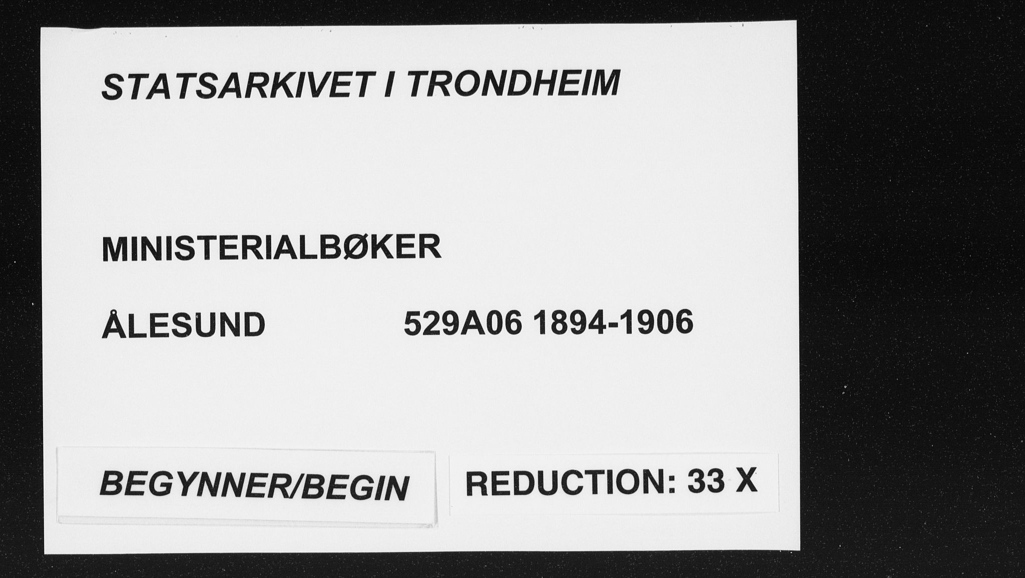 Ministerialprotokoller, klokkerbøker og fødselsregistre - Møre og Romsdal, SAT/A-1454/529/L0456: Parish register (official) no. 529A06, 1894-1906