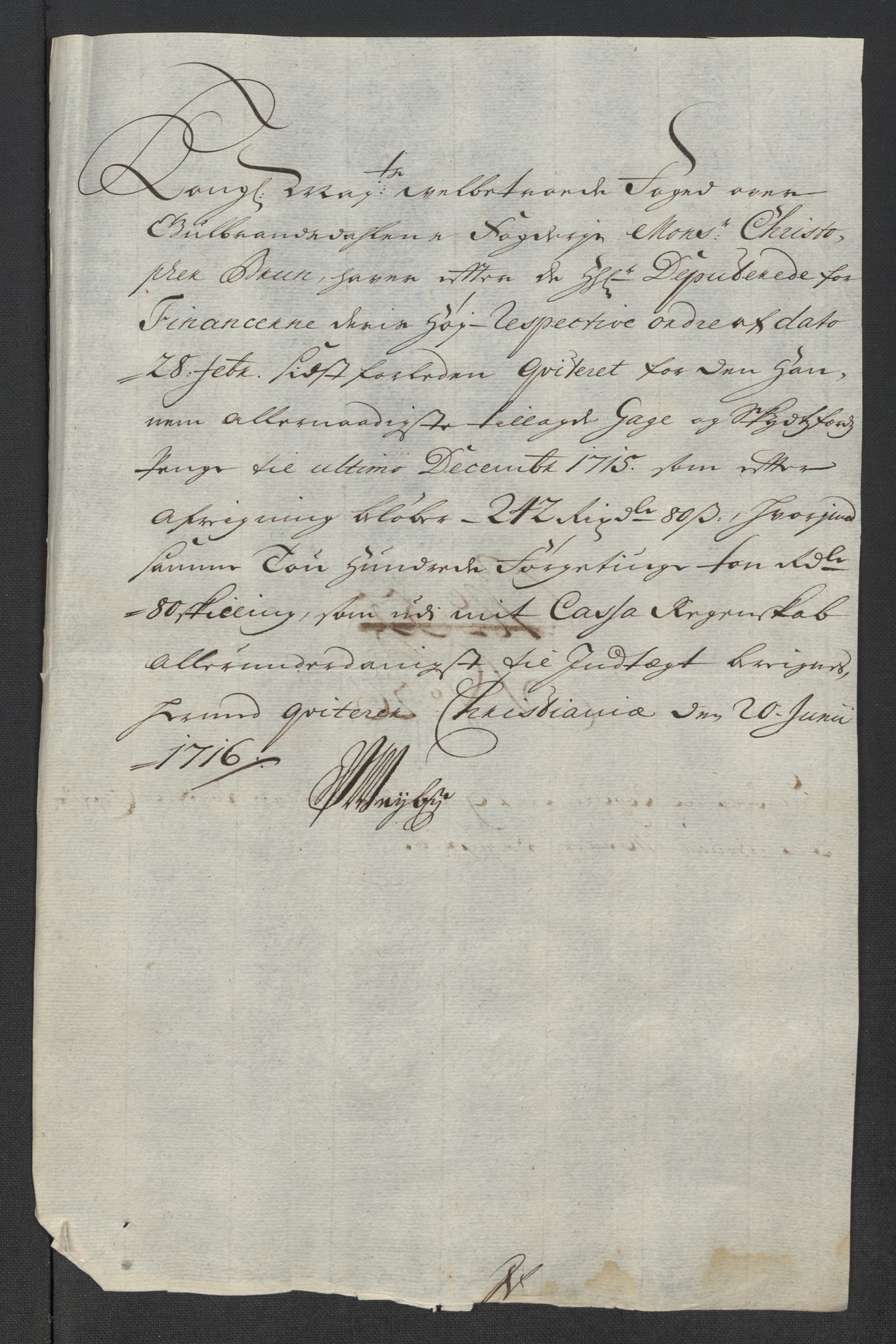 Rentekammeret inntil 1814, Reviderte regnskaper, Fogderegnskap, AV/RA-EA-4092/R17/L1186: Fogderegnskap Gudbrandsdal, 1716, p. 254