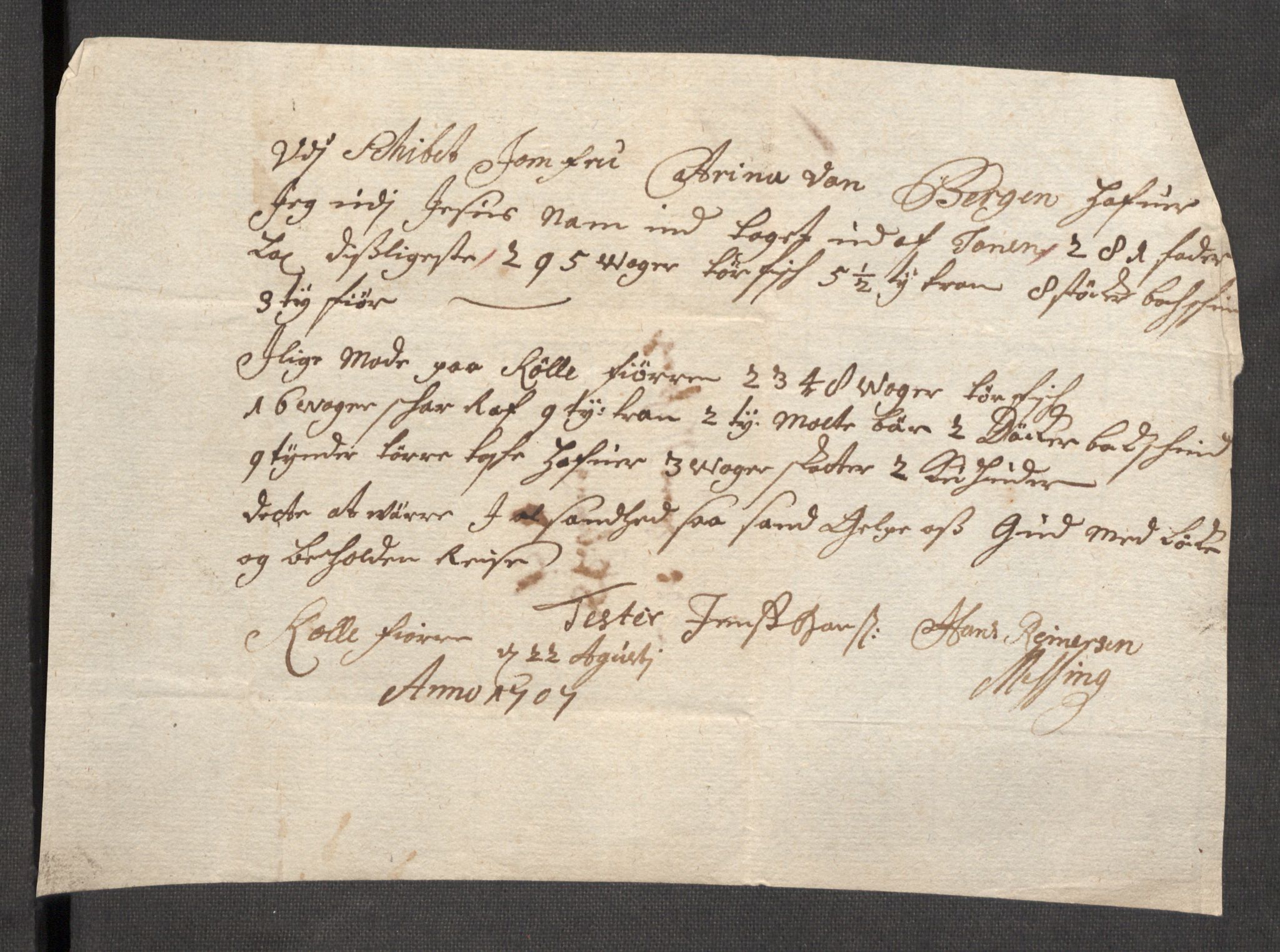 Rentekammeret inntil 1814, Reviderte regnskaper, Fogderegnskap, AV/RA-EA-4092/R69/L4854: Fogderegnskap Finnmark/Vardøhus, 1707-1708, p. 283