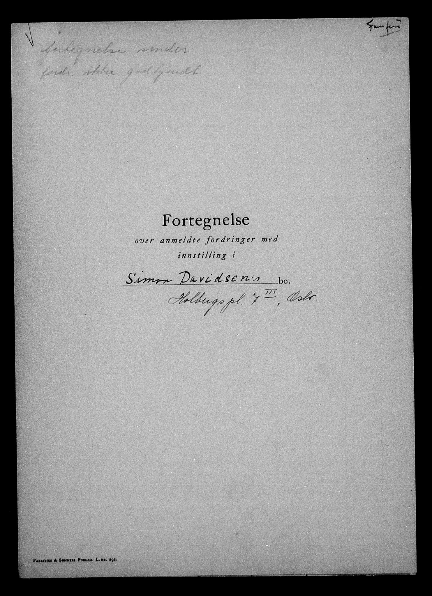 Justisdepartementet, Tilbakeføringskontoret for inndratte formuer, AV/RA-S-1564/H/Hc/Hcc/L0930: --, 1945-1947, p. 58