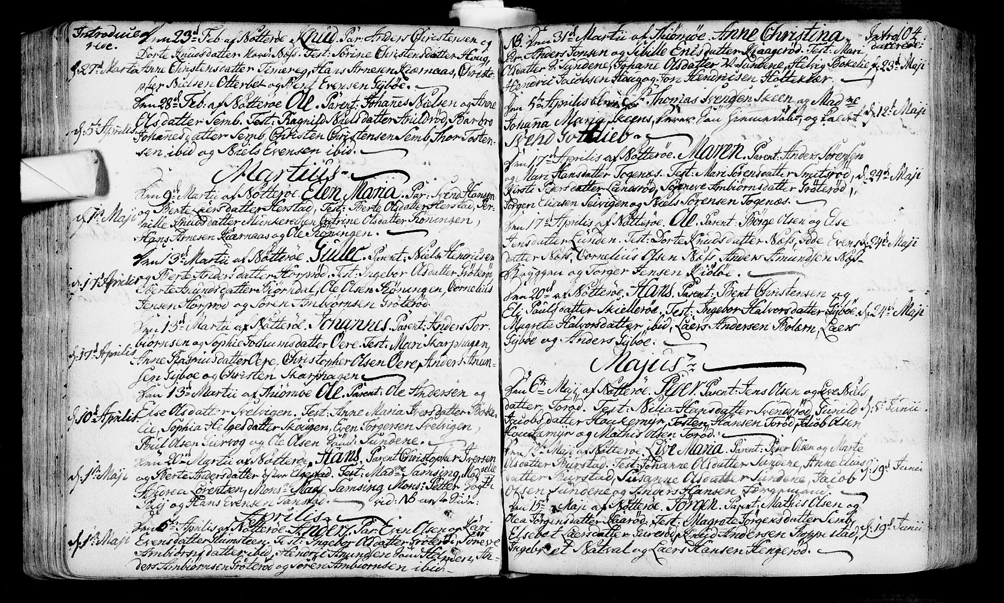 Nøtterøy kirkebøker, AV/SAKO-A-354/F/Fa/L0002: Parish register (official) no. I 2, 1738-1790, p. 104