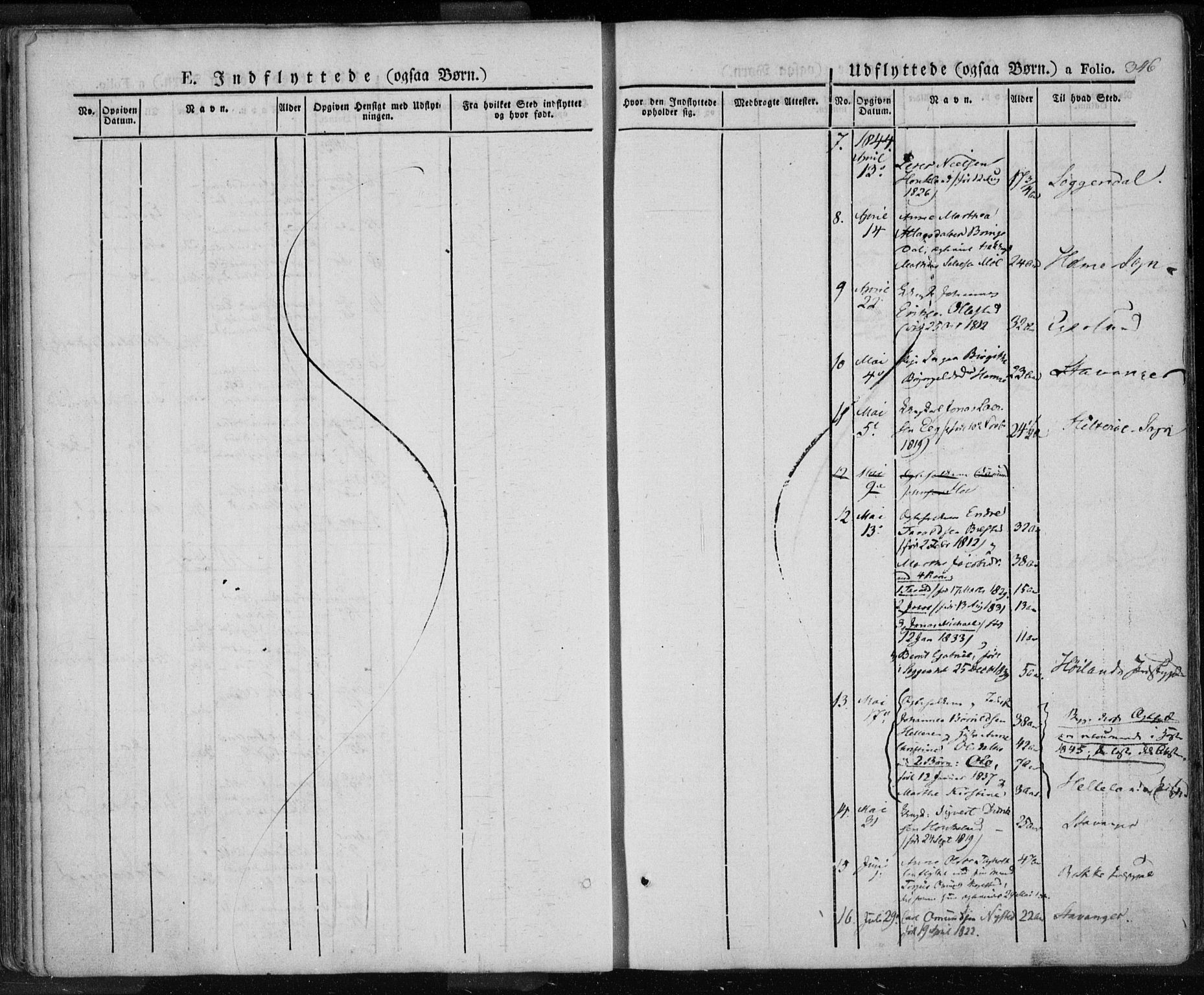 Lund sokneprestkontor, AV/SAST-A-101809/S06/L0008: Parish register (official) no. A 7.2, 1833-1854, p. 346
