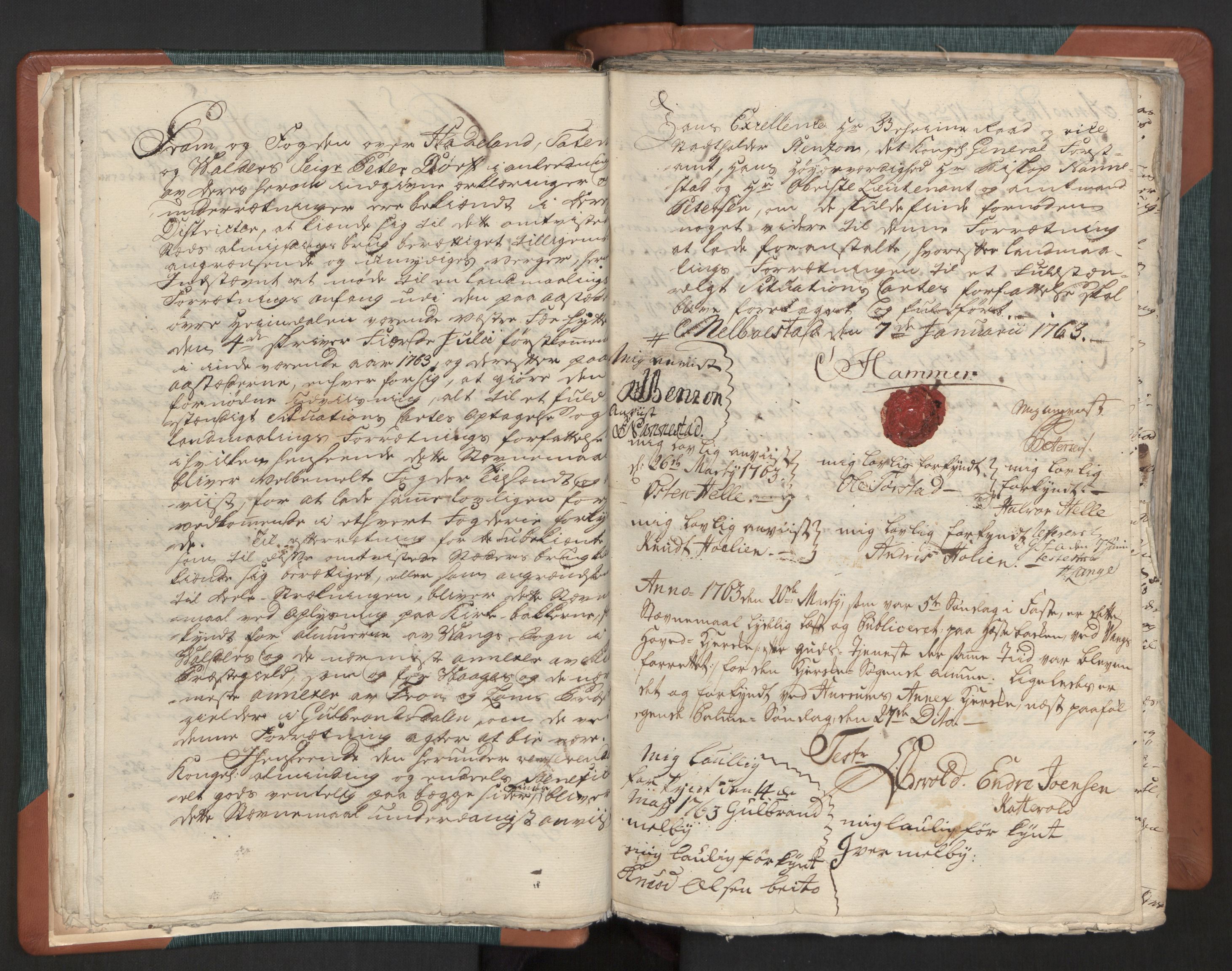 Generalkonduktøren i Akershus stift, AV/RA-EA-2891/D/L0005: Landmålingsforretninger nr. 102-120, 1762-1764, p. 30