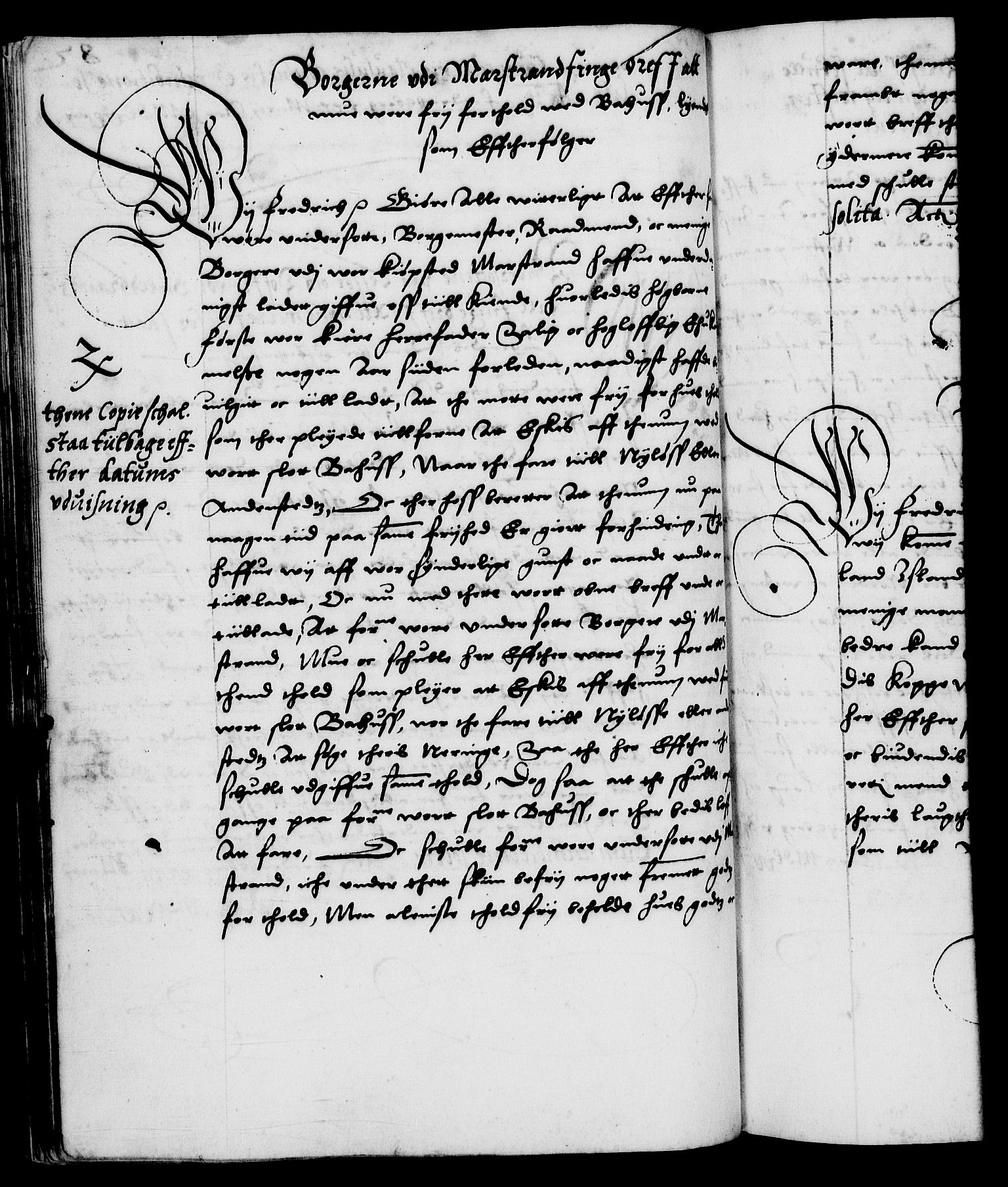 Danske Kanselli 1572-1799, RA/EA-3023/F/Fc/Fca/Fcaa/L0001: Norske registre (mikrofilm), 1572-1588, p. 82b