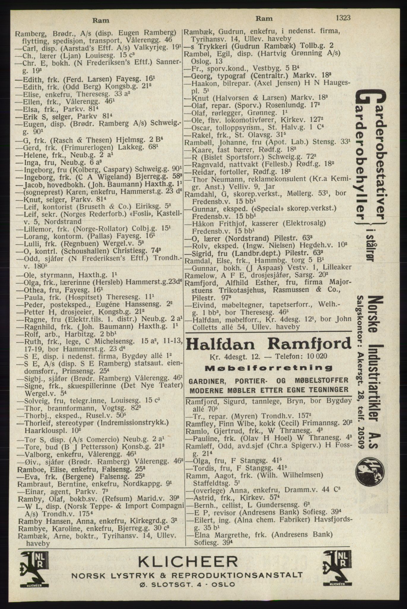 Kristiania/Oslo adressebok, PUBL/-, 1940, p. 1341