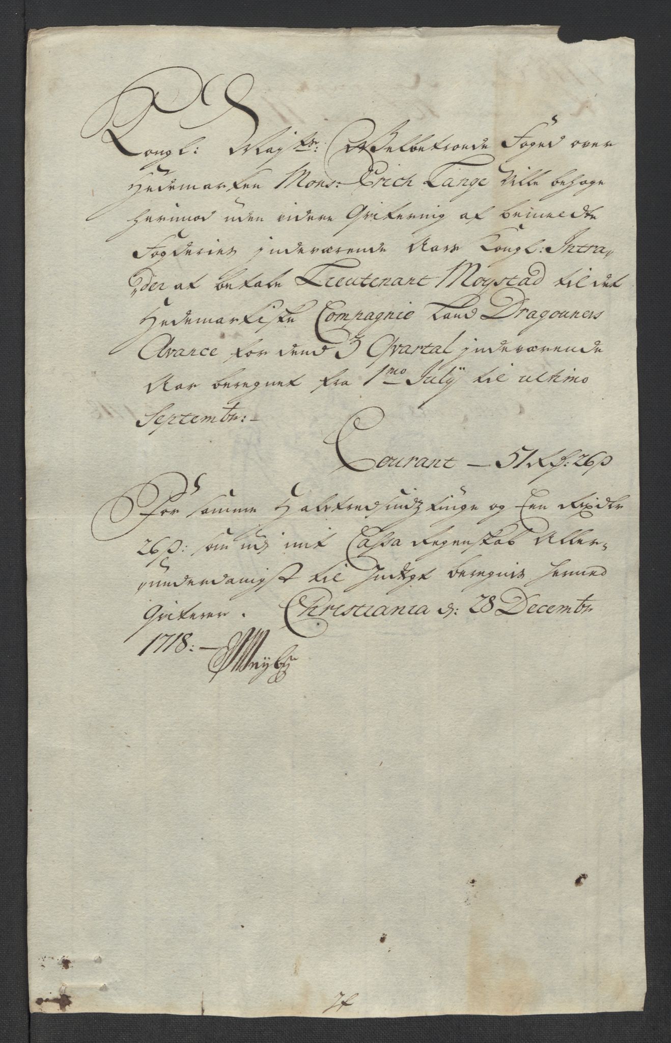 Rentekammeret inntil 1814, Reviderte regnskaper, Fogderegnskap, AV/RA-EA-4092/R16/L1057: Fogderegnskap Hedmark, 1718, p. 376