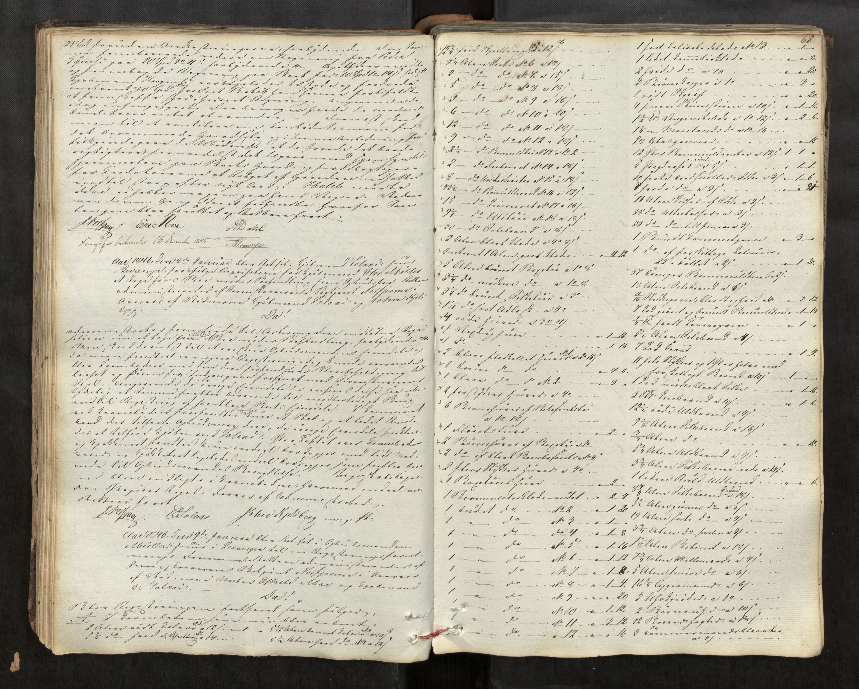Stjør- og Verdal sorenskriveri, AV/SAT-A-4167/1/3/3A/L0060: Skifteprotokoll for Levanger, 1839-1871, p. 68