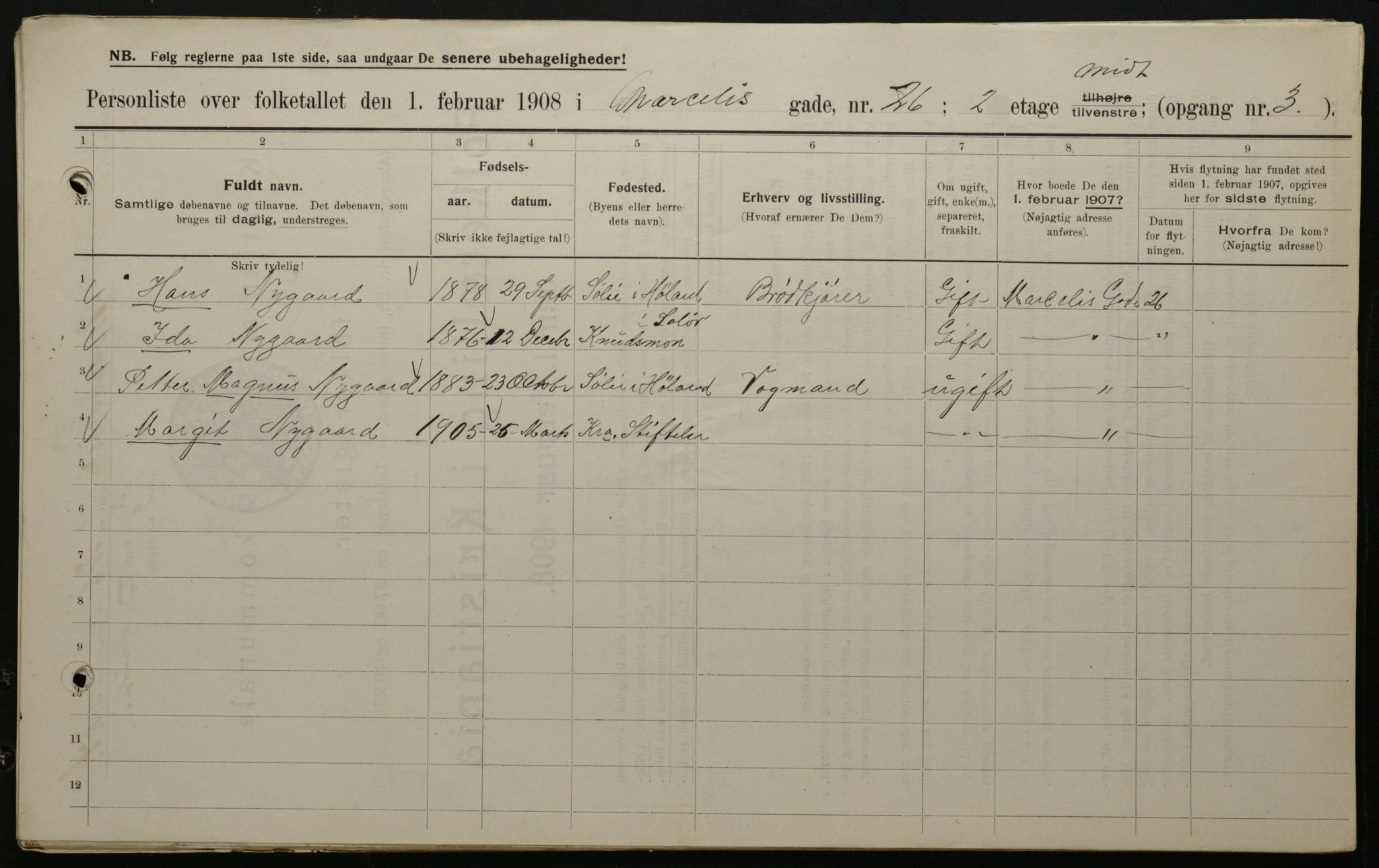 OBA, Municipal Census 1908 for Kristiania, 1908, p. 57802