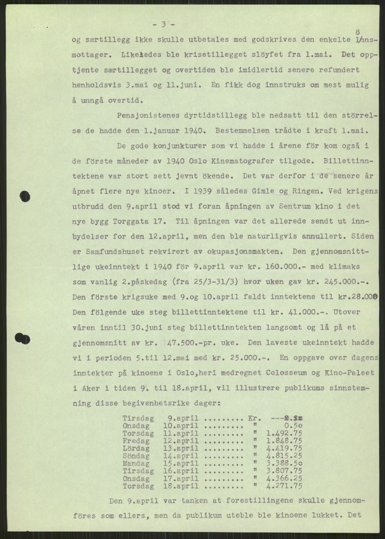 Forsvaret, Forsvarets krigshistoriske avdeling, AV/RA-RAFA-2017/Y/Ya/L0013: II-C-11-31 - Fylkesmenn.  Rapporter om krigsbegivenhetene 1940., 1940, p. 584