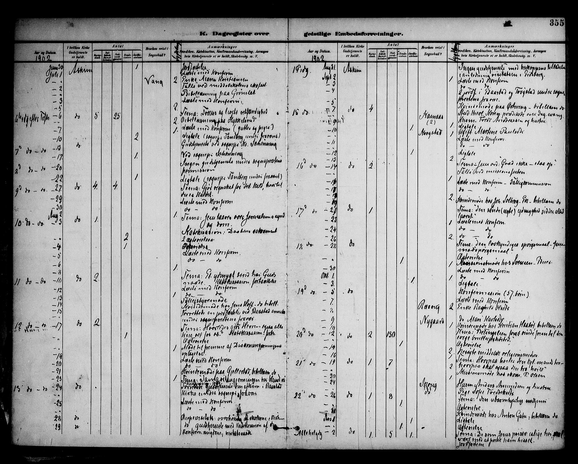 Askim prestekontor Kirkebøker, SAO/A-10900/F/Fa/L0008: Parish register (official) no. 8, 1898-1912, p. 355