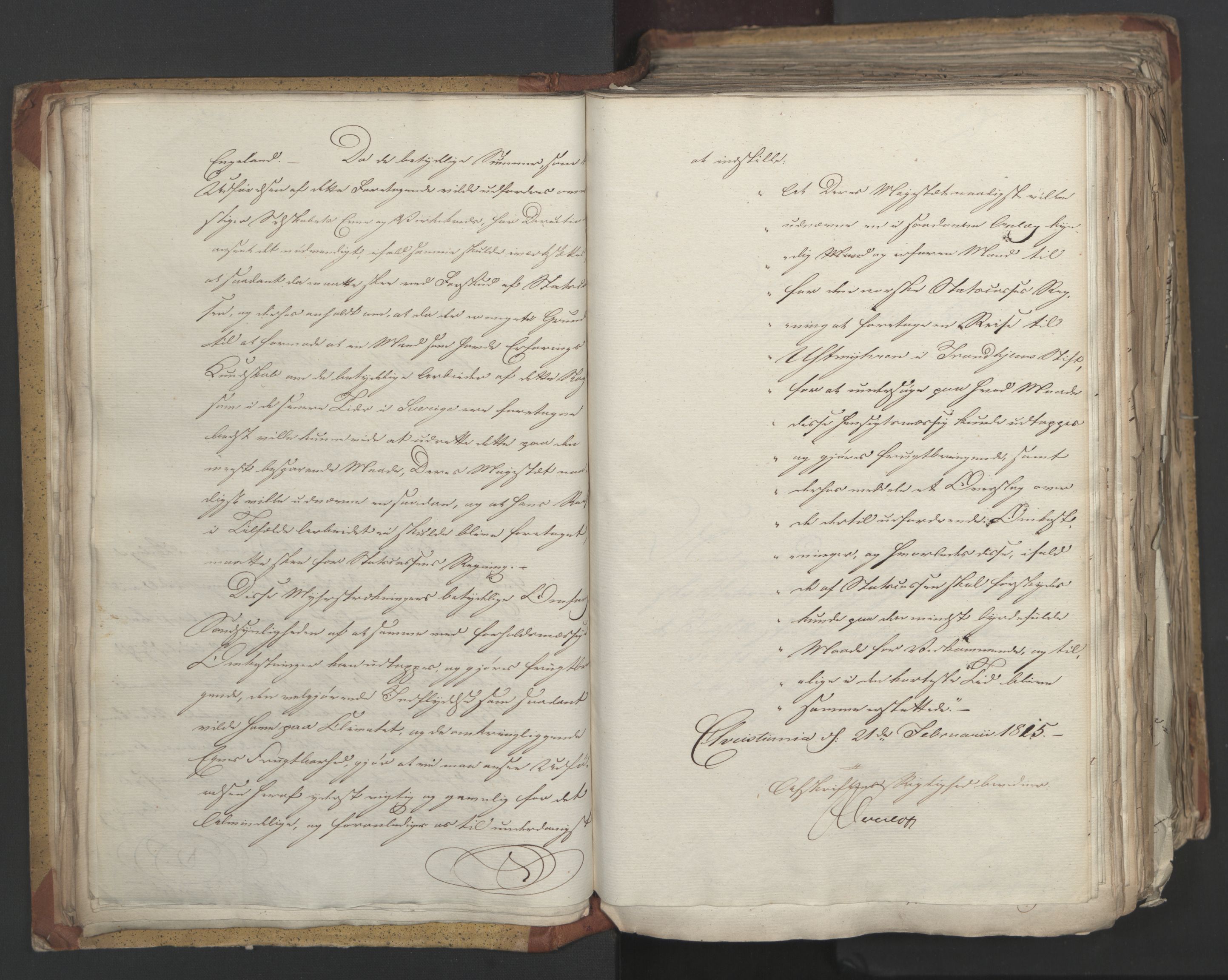 Statsrådsavdelingen i Stockholm, AV/RA-S-1003/D/Da/L0002: Regjeringsinnstillinger nr. 263-518, 1815, p. 54