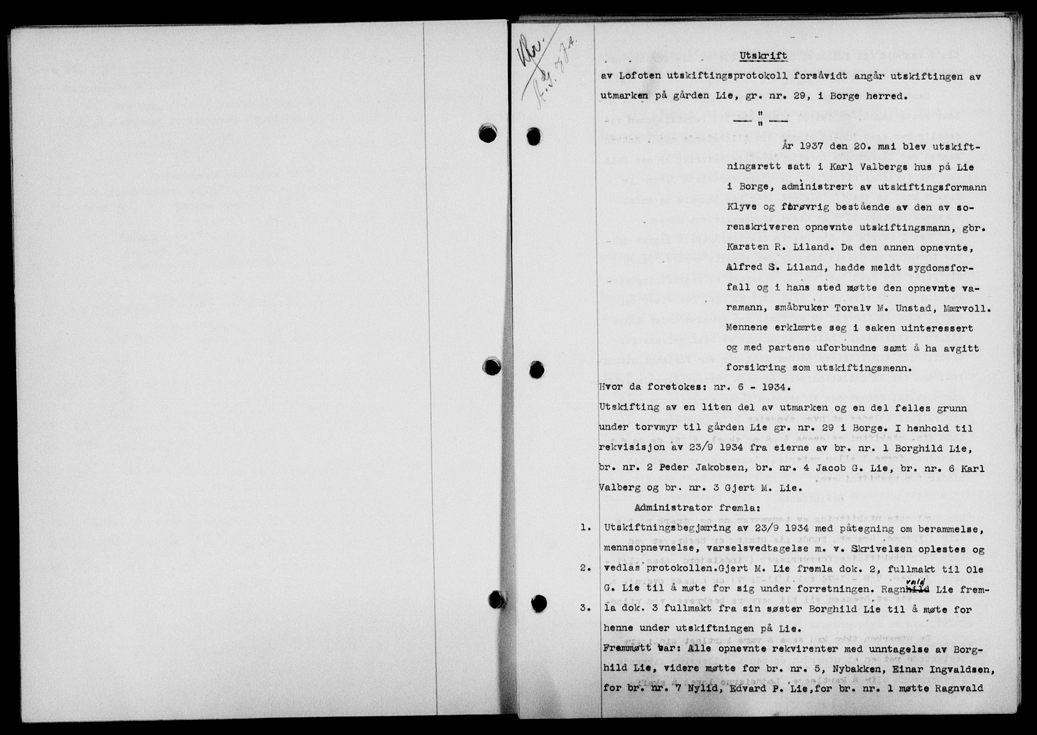 Lofoten sorenskriveri, SAT/A-0017/1/2/2C/L0009a: Mortgage book no. 9a, 1941-1942, Diary no: : 156/1942