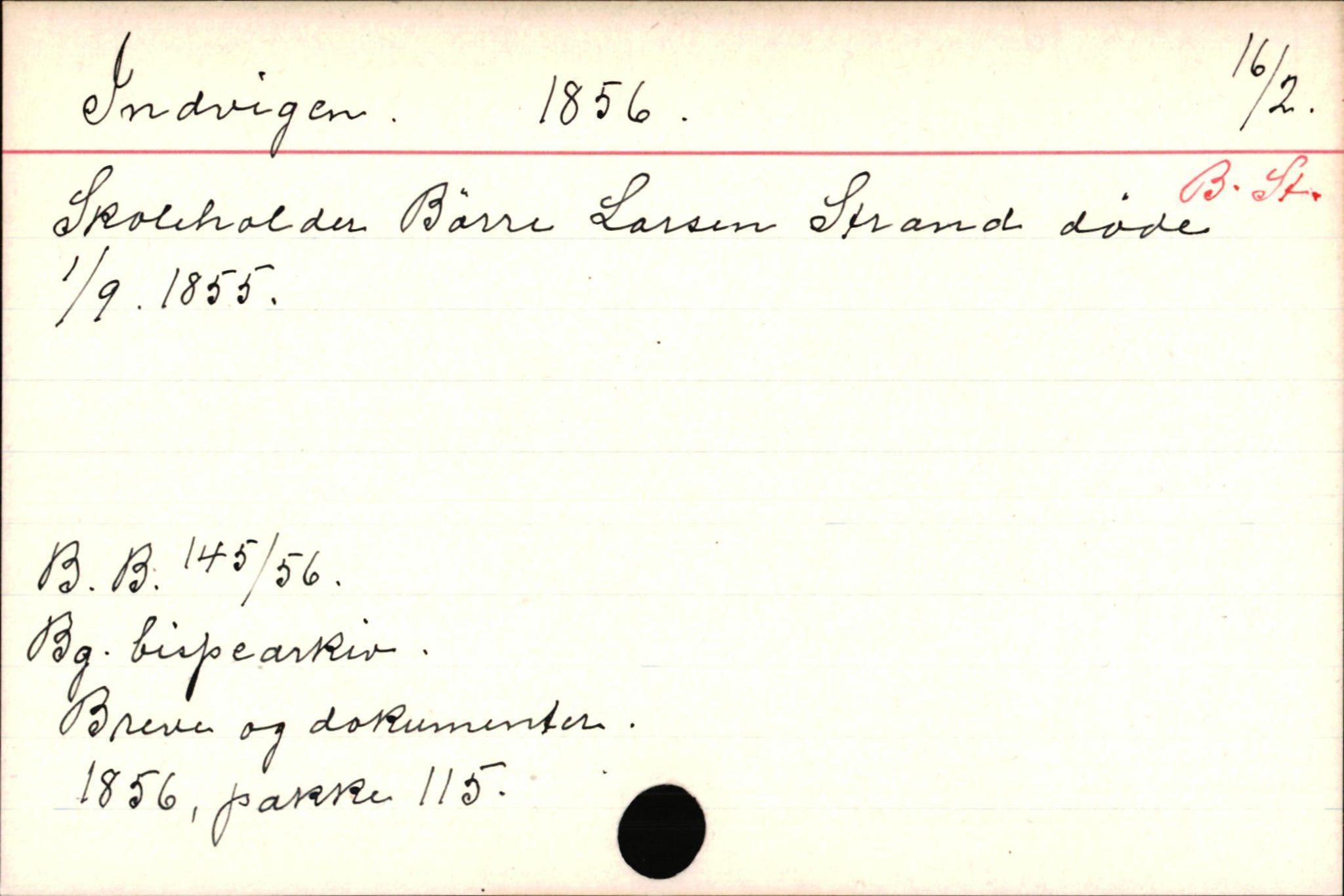 Haugen, Johannes - lærer, AV/SAB-SAB/PA-0036/01/L0001: Om klokkere og lærere, 1521-1904, p. 10164