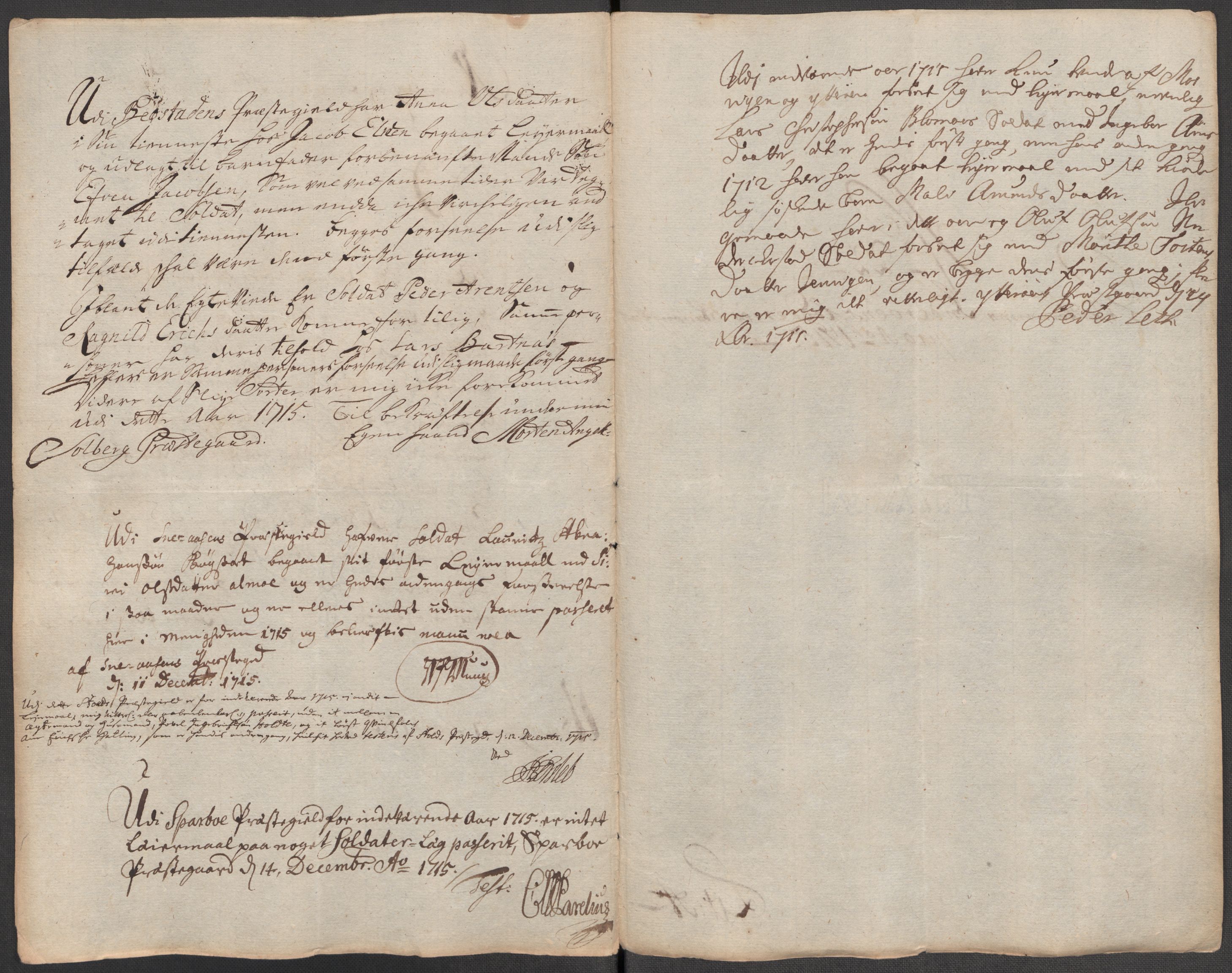 Rentekammeret inntil 1814, Reviderte regnskaper, Fogderegnskap, AV/RA-EA-4092/R63/L4323: Fogderegnskap Inderøy, 1715, p. 269