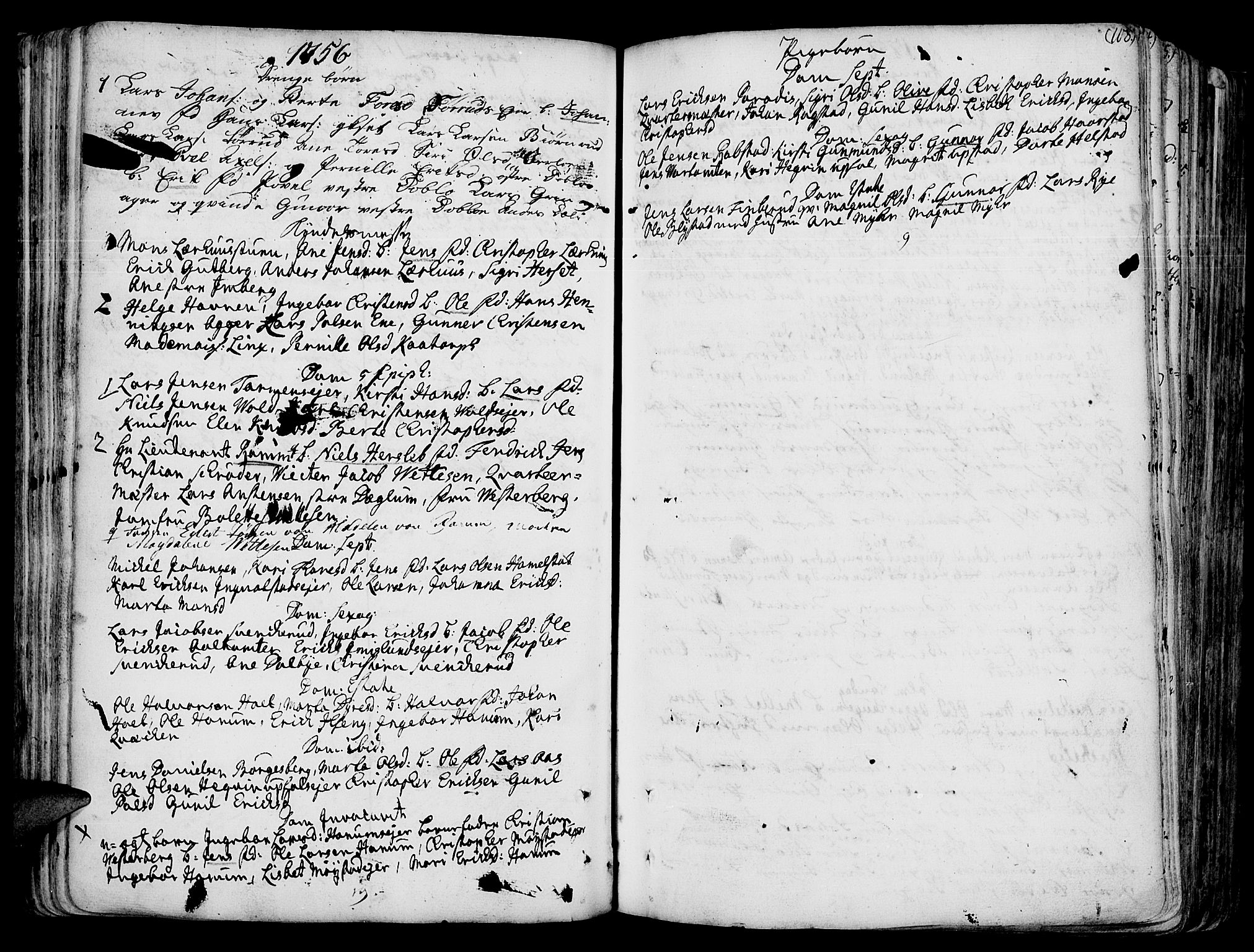 Vang prestekontor, Hedmark, AV/SAH-PREST-008/H/Ha/Haa/L0003: Parish register (official) no. 3, 1734-1809, p. 108