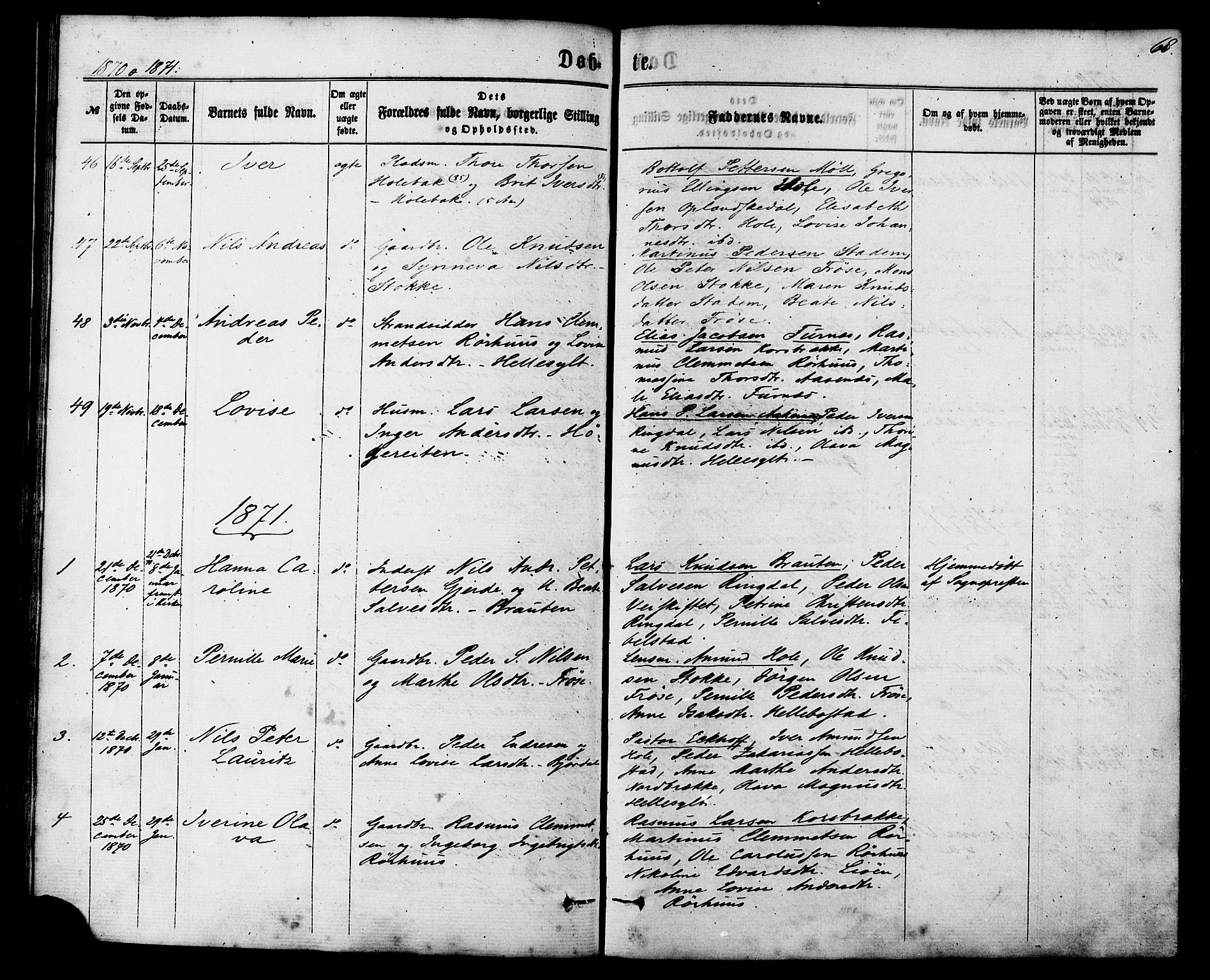 Ministerialprotokoller, klokkerbøker og fødselsregistre - Møre og Romsdal, AV/SAT-A-1454/517/L0226: Parish register (official) no. 517A06, 1862-1881, p. 68