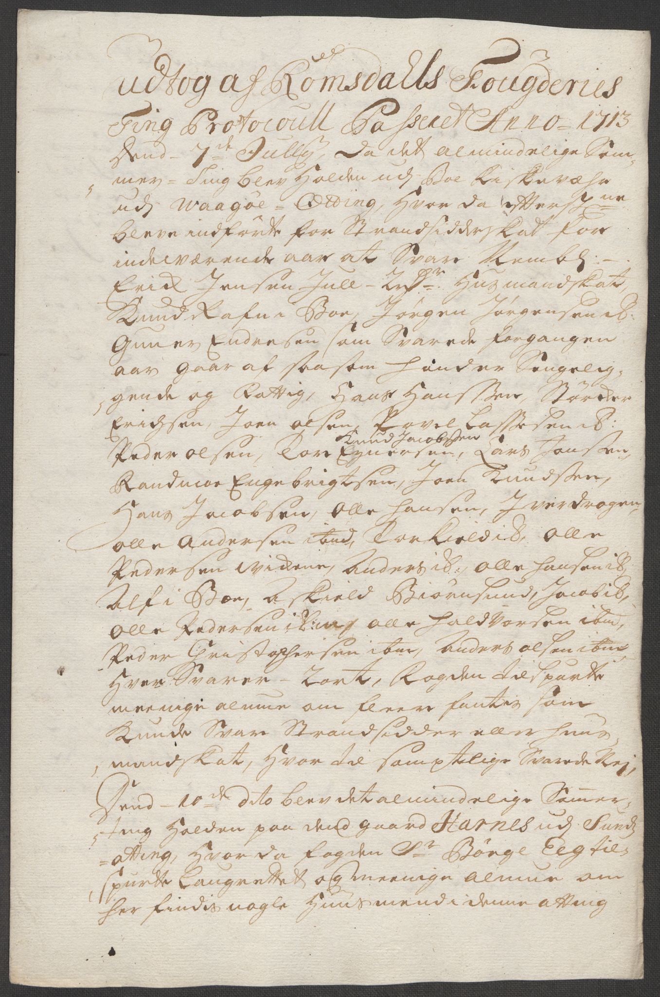 Rentekammeret inntil 1814, Reviderte regnskaper, Fogderegnskap, AV/RA-EA-4092/R55/L3662: Fogderegnskap Romsdal, 1713-1714, p. 96