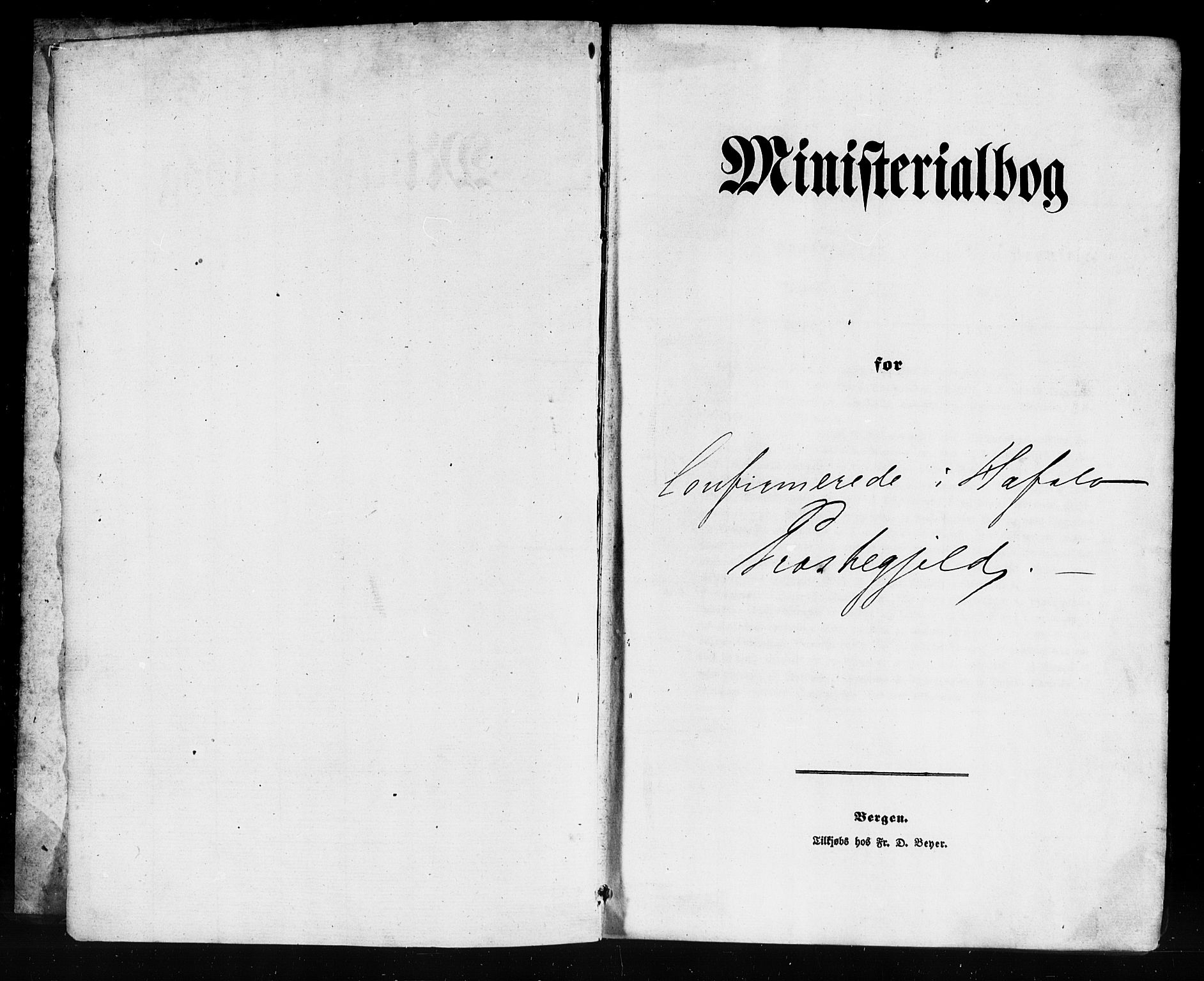 Hafslo sokneprestembete, SAB/A-80301/H/Haa/Haaa/L0012: Parish register (official) no. A 12, 1852-1885