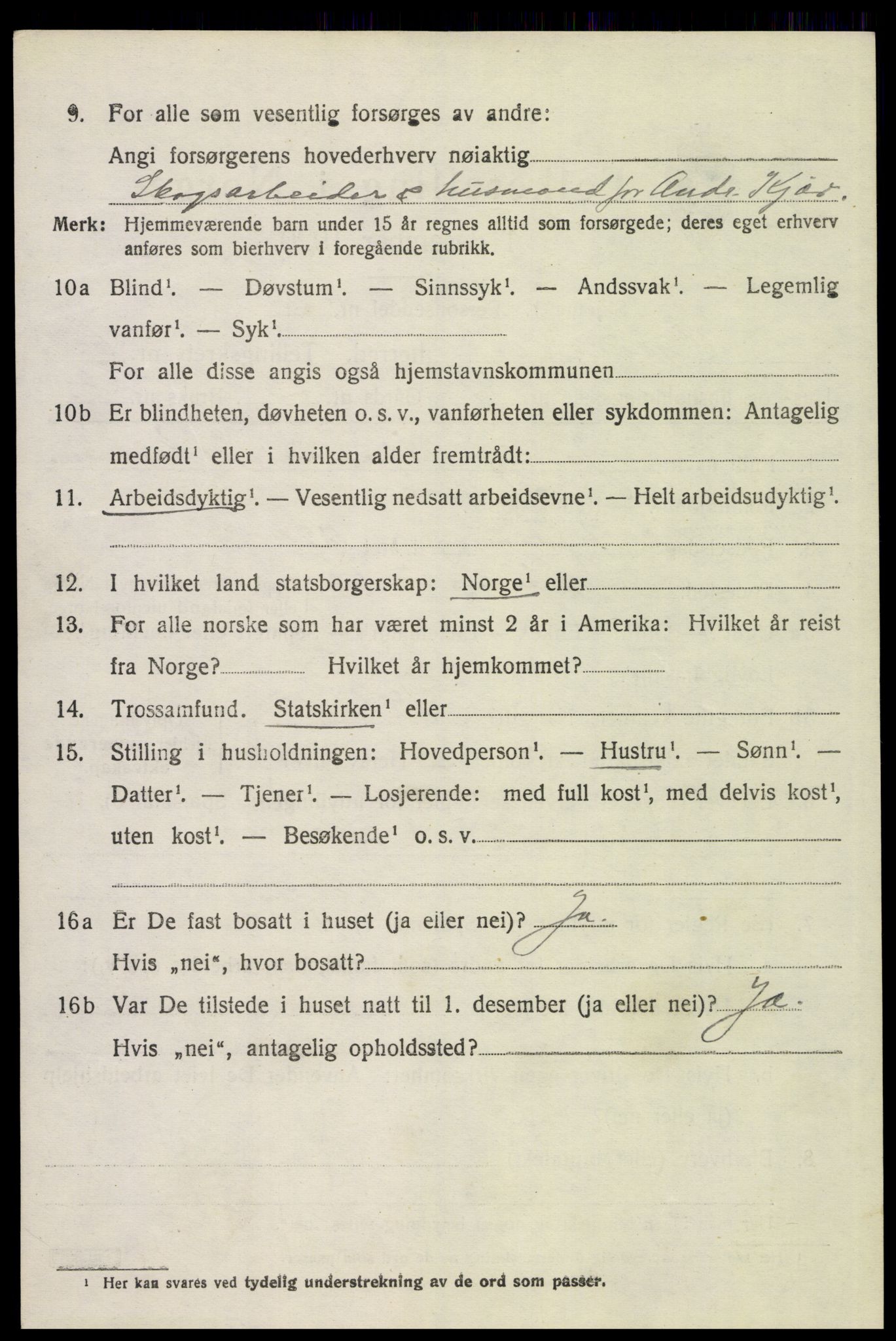 SAH, 1920 census for Grue, 1920, p. 6028