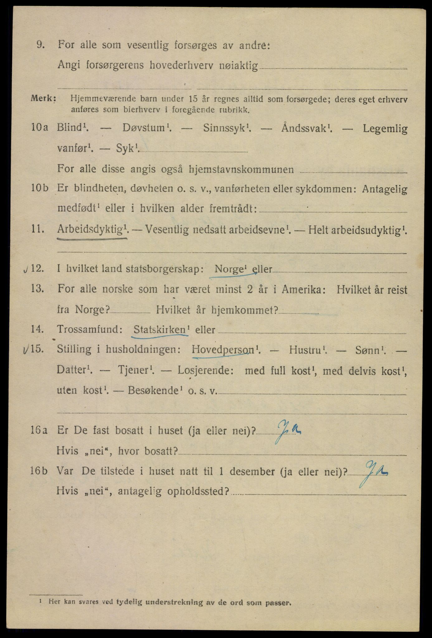 SAO, 1920 census for Kristiania, 1920, p. 186918