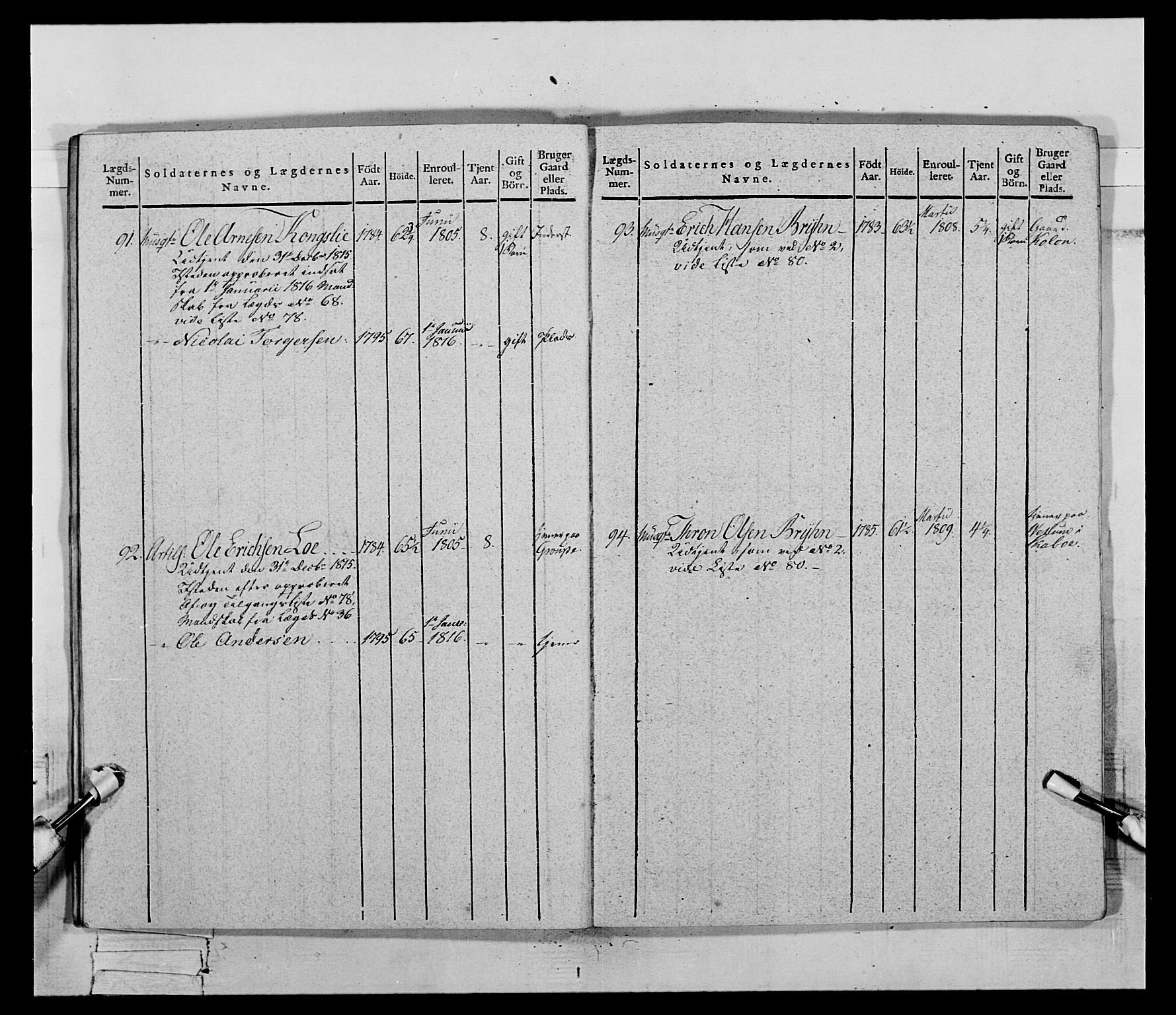 Generalitets- og kommissariatskollegiet, Det kongelige norske kommissariatskollegium, AV/RA-EA-5420/E/Eh/L0069: Opplandske gevorbne infanteriregiment, 1810-1818, p. 445