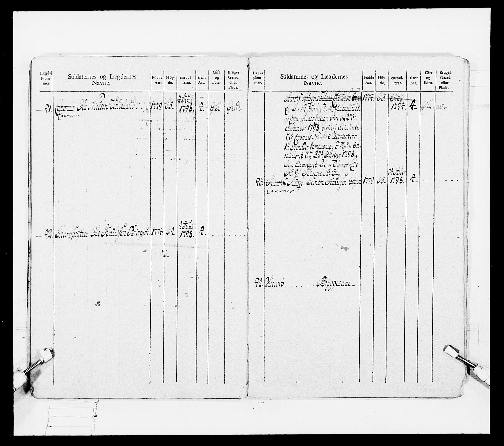 Generalitets- og kommissariatskollegiet, Det kongelige norske kommissariatskollegium, RA/EA-5420/E/Eh/L0108: Vesterlenske nasjonale infanteriregiment, 1791-1802, p. 475