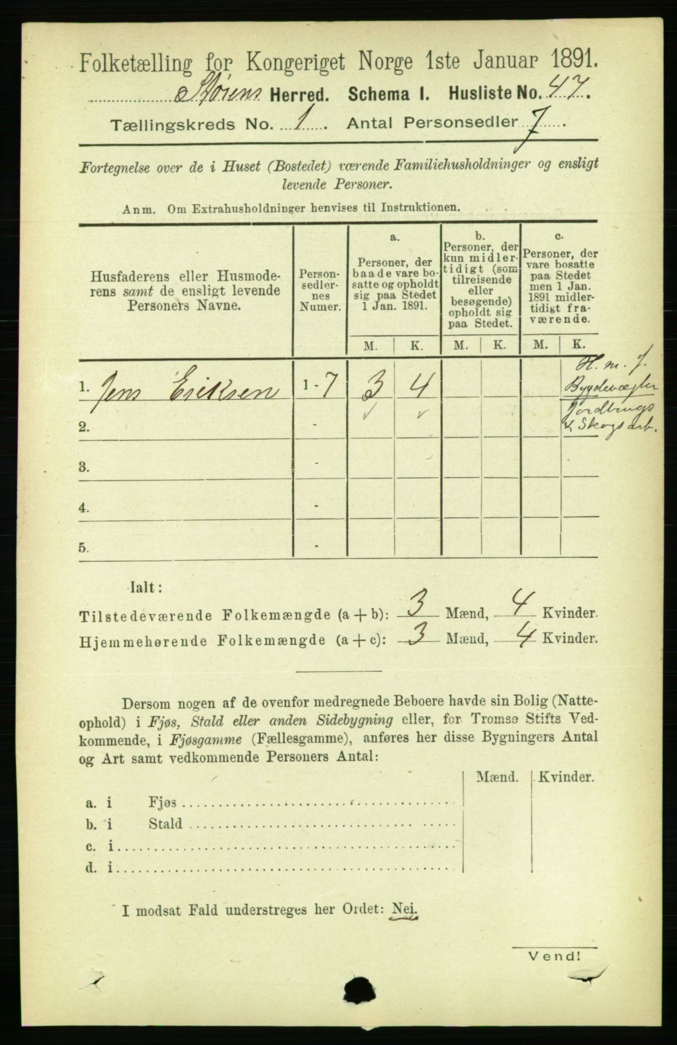 RA, 1891 census for 1648 Støren, 1891, p. 65