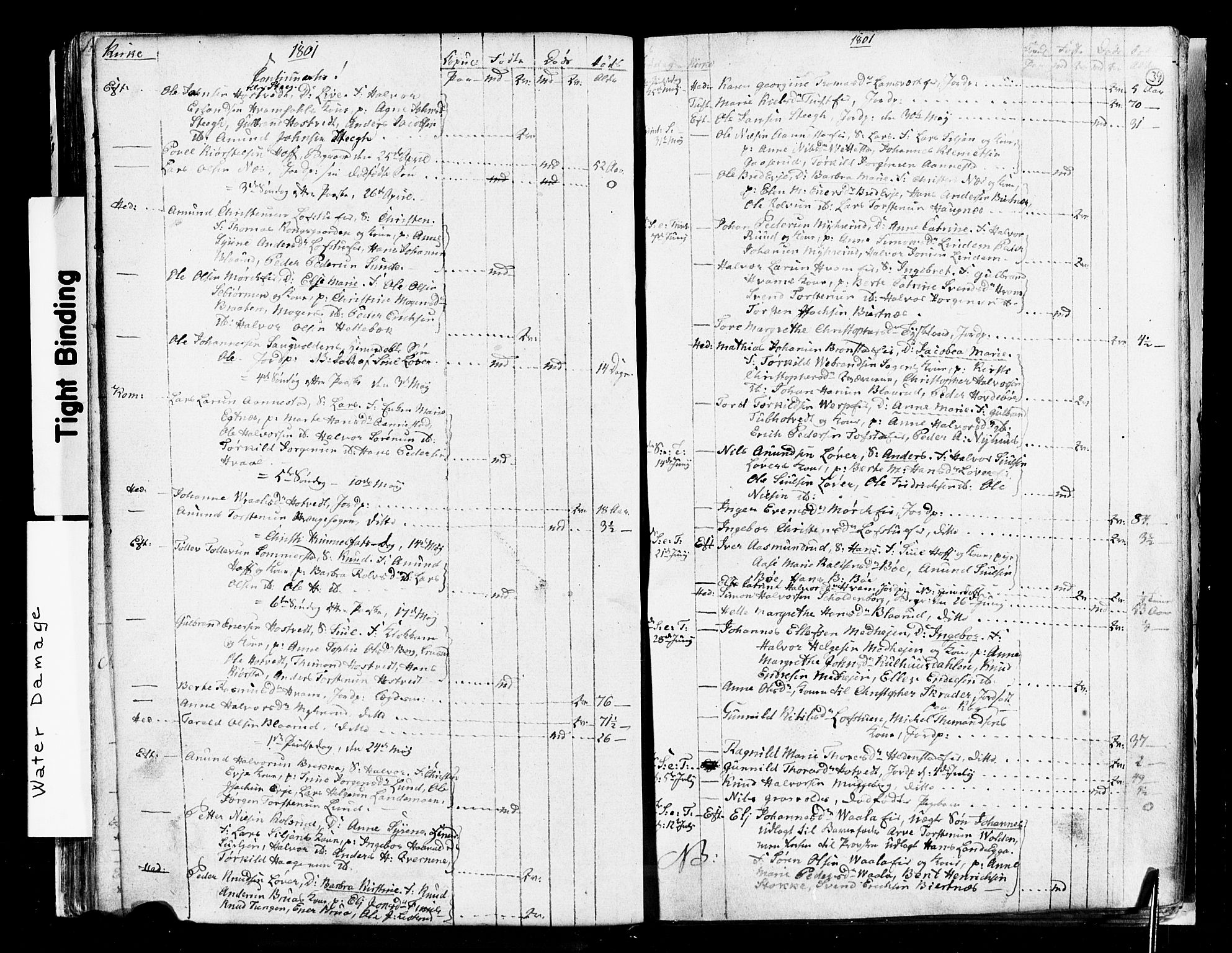 Sandsvær kirkebøker, AV/SAKO-A-244/G/Ga/L0002: Parish register (copy) no. I 2, 1796-1817, p. 39