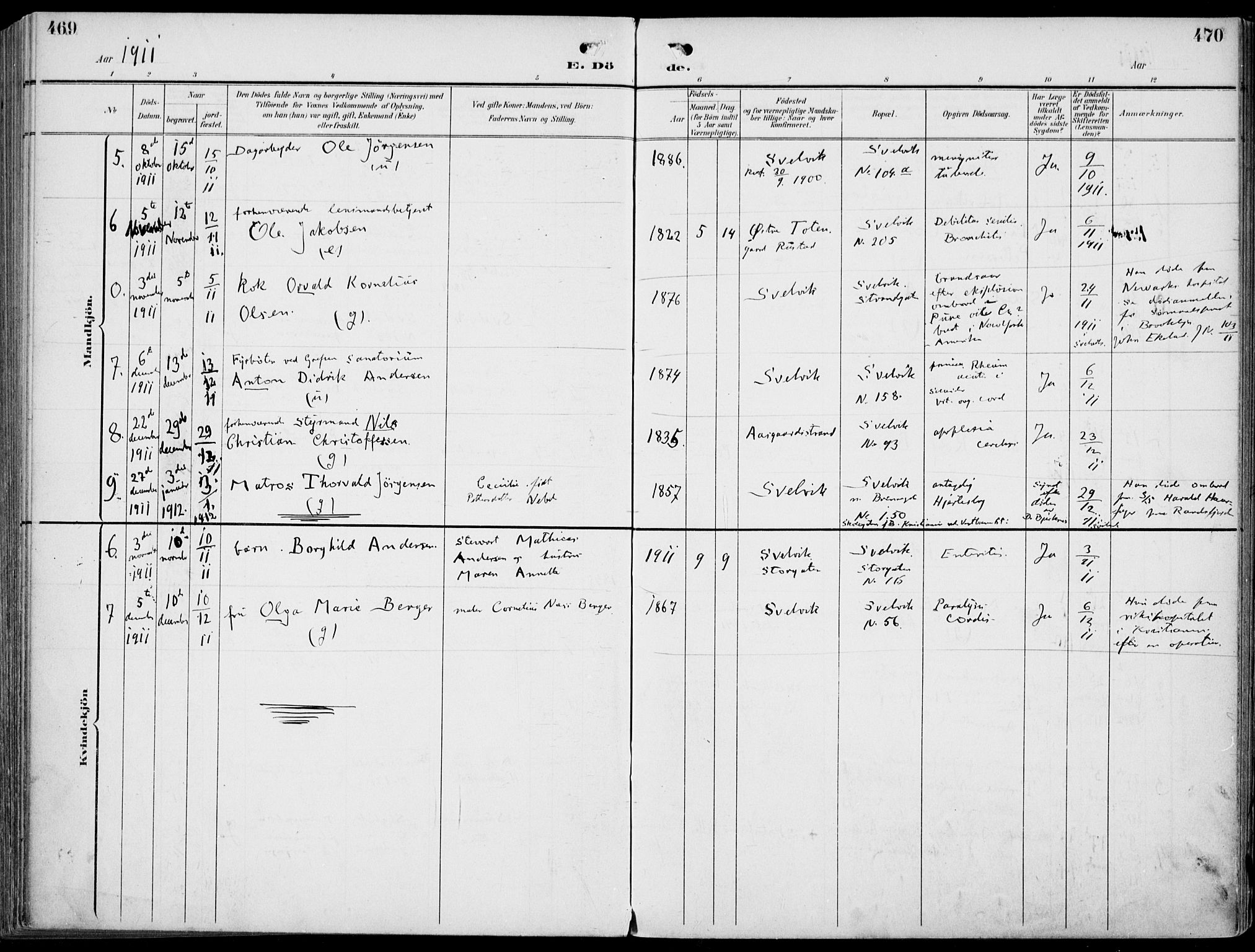 Strømm kirkebøker, AV/SAKO-A-322/F/Fb/L0002: Parish register (official) no. II 2, 1900-1919, p. 469-470