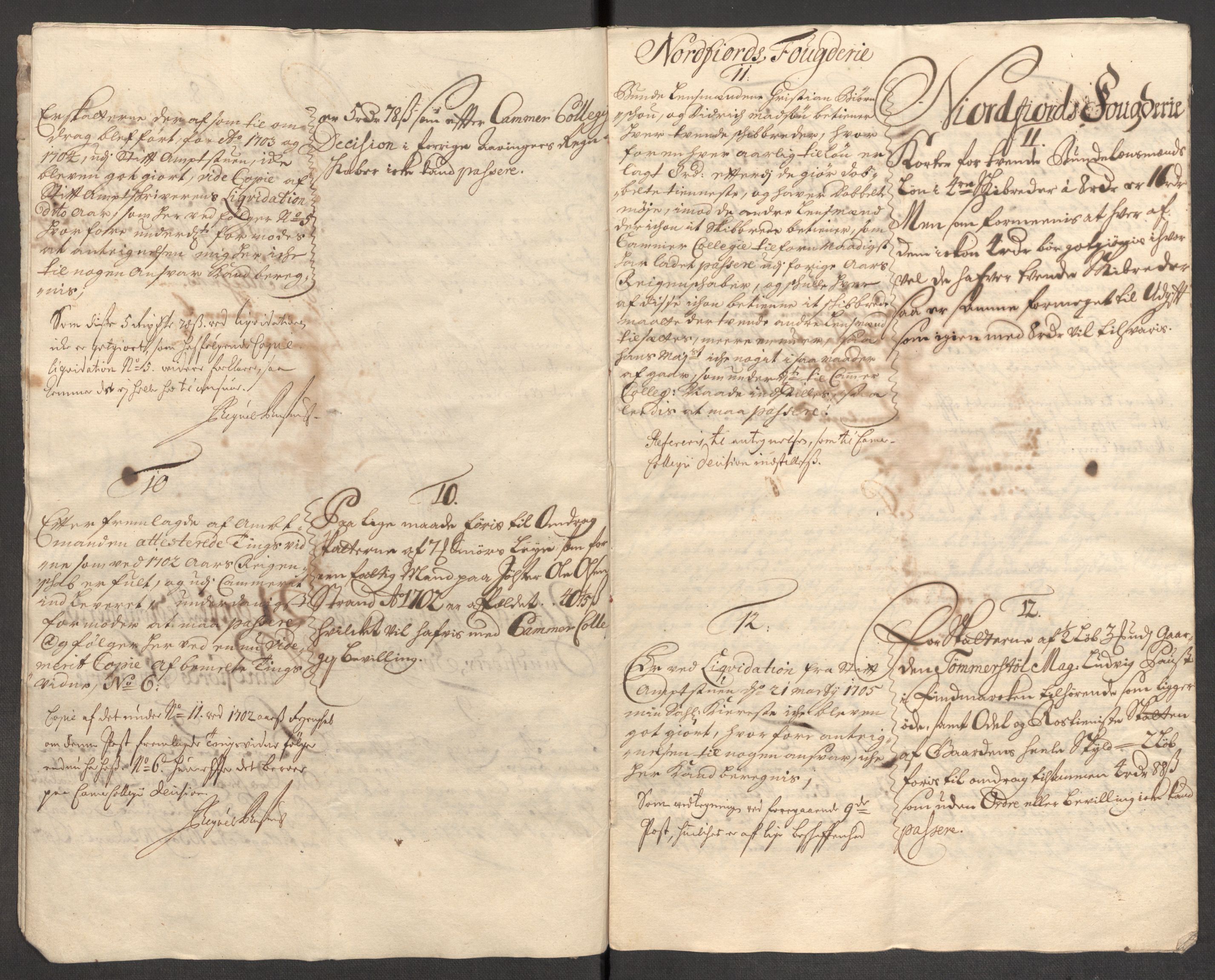 Rentekammeret inntil 1814, Reviderte regnskaper, Fogderegnskap, AV/RA-EA-4092/R53/L3428: Fogderegnskap Sunn- og Nordfjord, 1704, p. 301