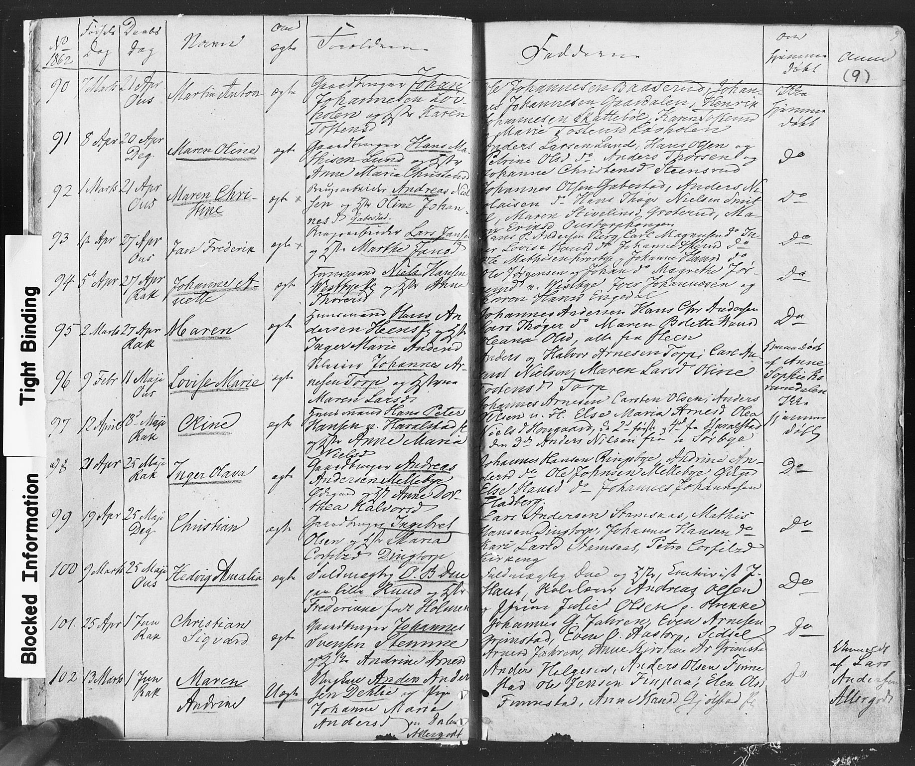 Rakkestad prestekontor Kirkebøker, AV/SAO-A-2008/F/Fa/L0011: Parish register (official) no. I 11, 1862-1877, p. 9