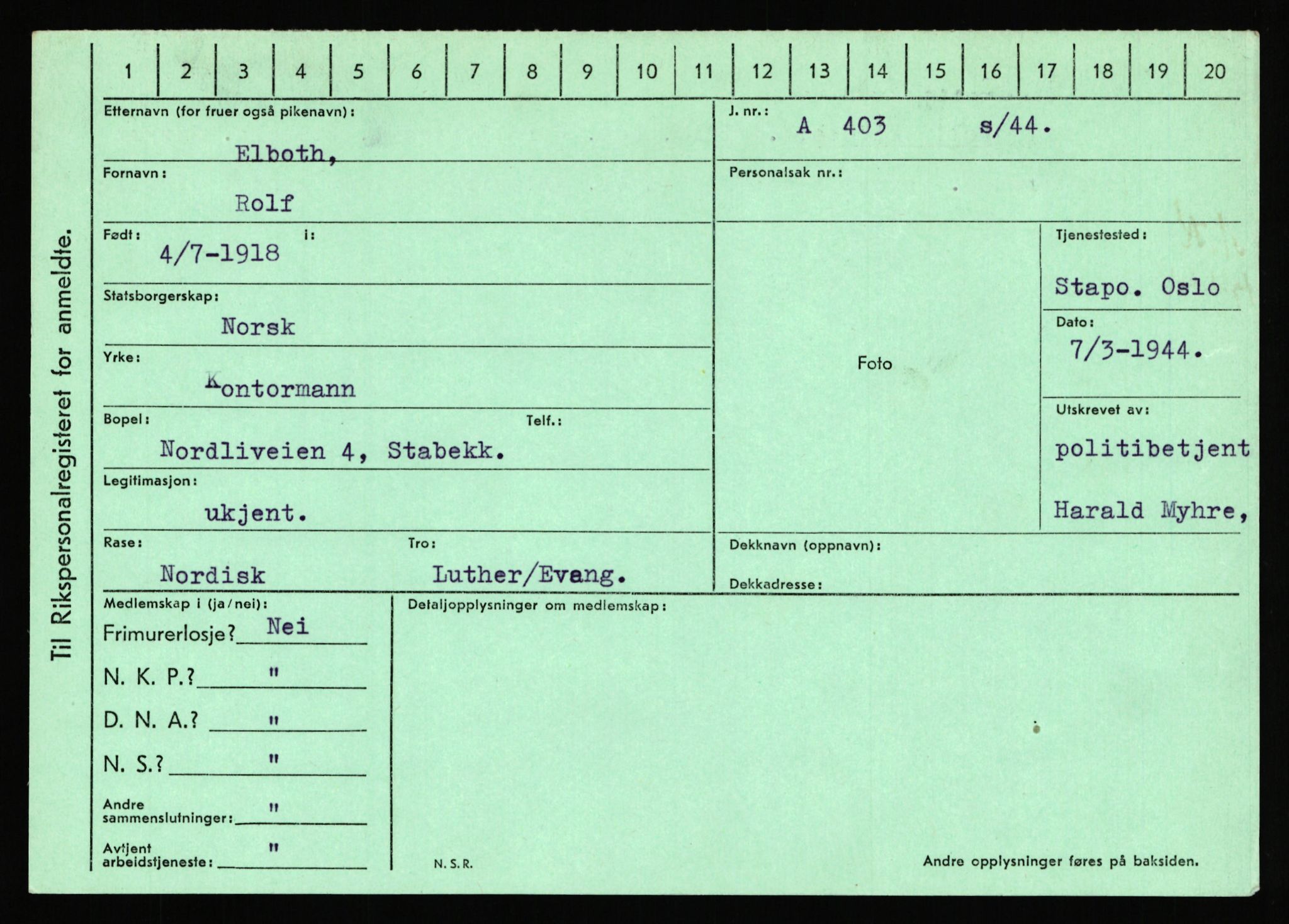 Statspolitiet - Hovedkontoret / Osloavdelingen, AV/RA-S-1329/C/Ca/L0004: Eid - funn av gjenstander	, 1943-1945, p. 492