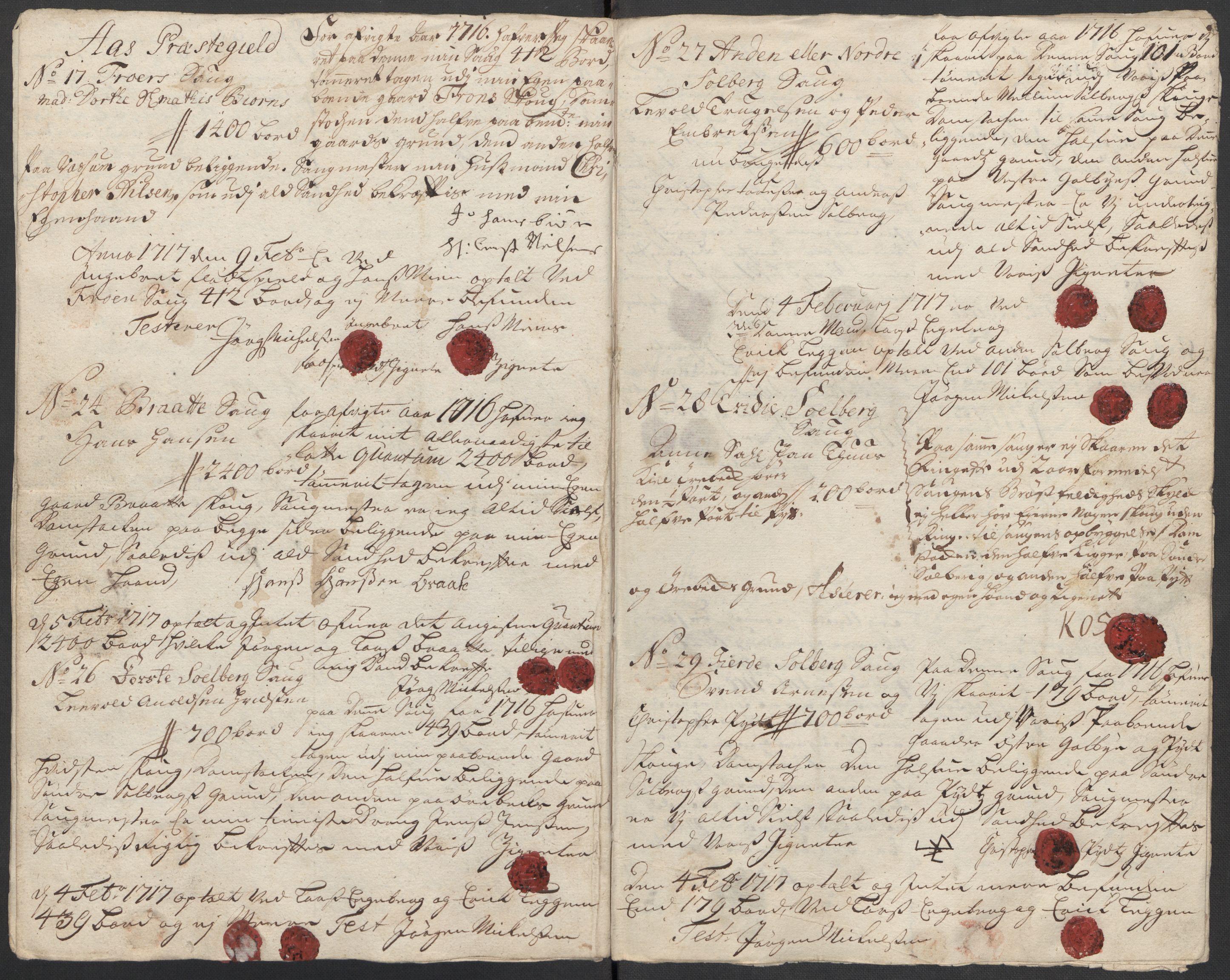 Rentekammeret inntil 1814, Reviderte regnskaper, Fogderegnskap, AV/RA-EA-4092/R10/L0454: Fogderegnskap Aker og Follo, 1716, p. 130