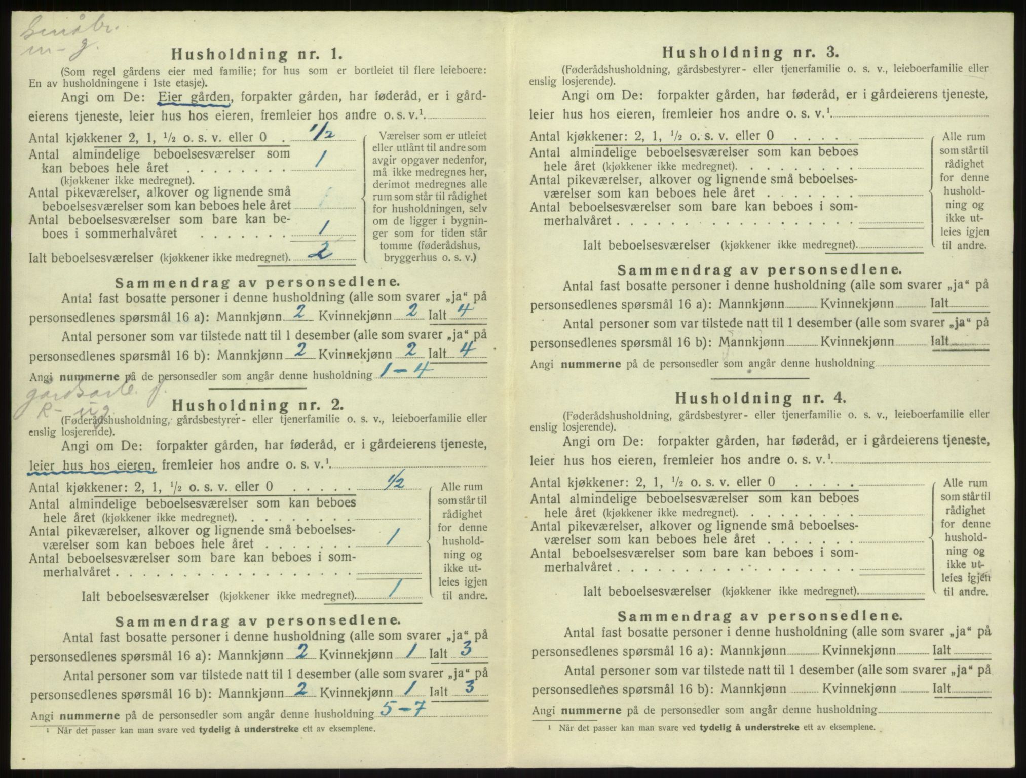 SAB, 1920 census for Sogndal, 1920, p. 938