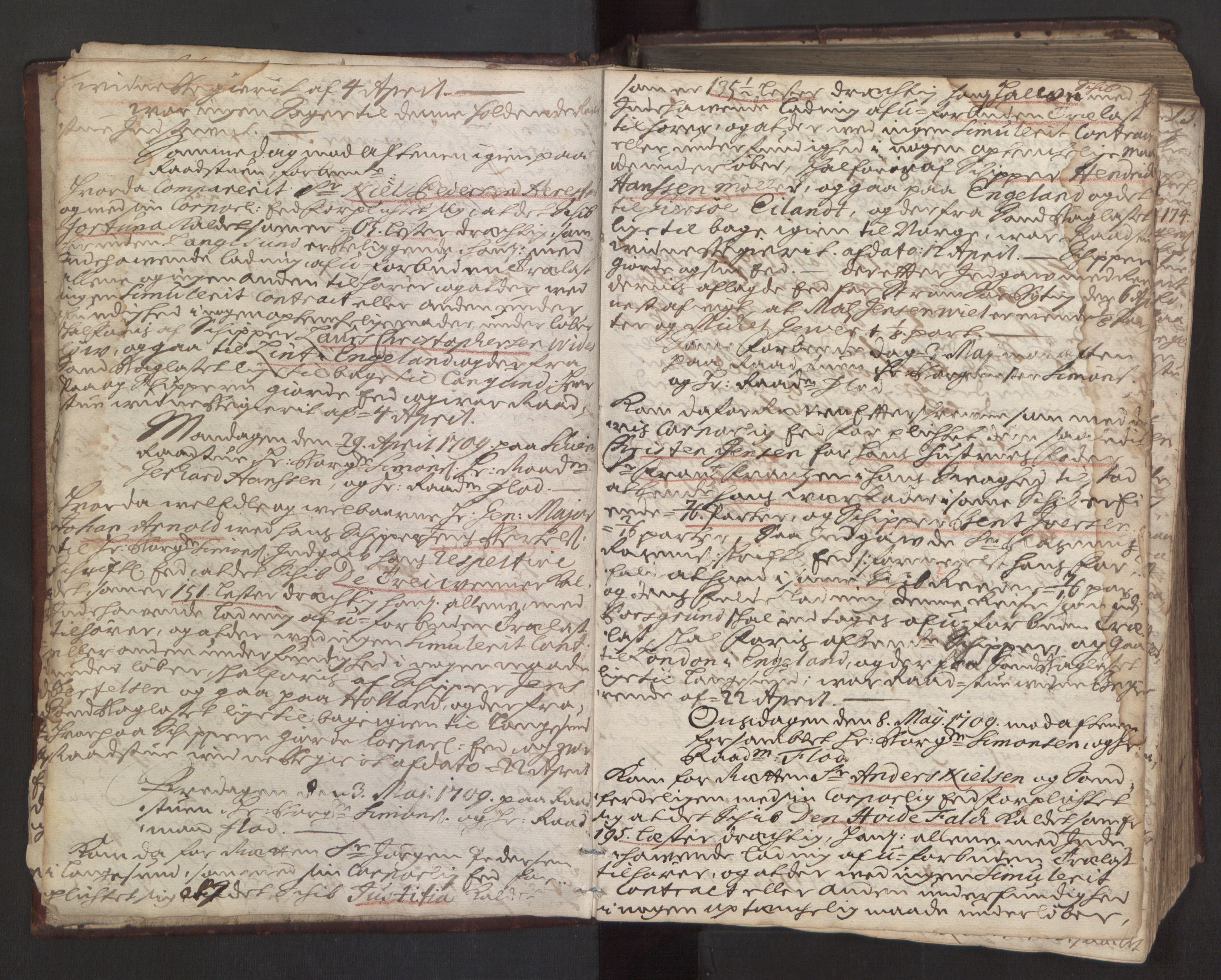 Skien rådstuerett, AV/SAKO-A-801/F/Fa/L0003: Rådstuprotokoll, 1709-1716, p. 3b-4a