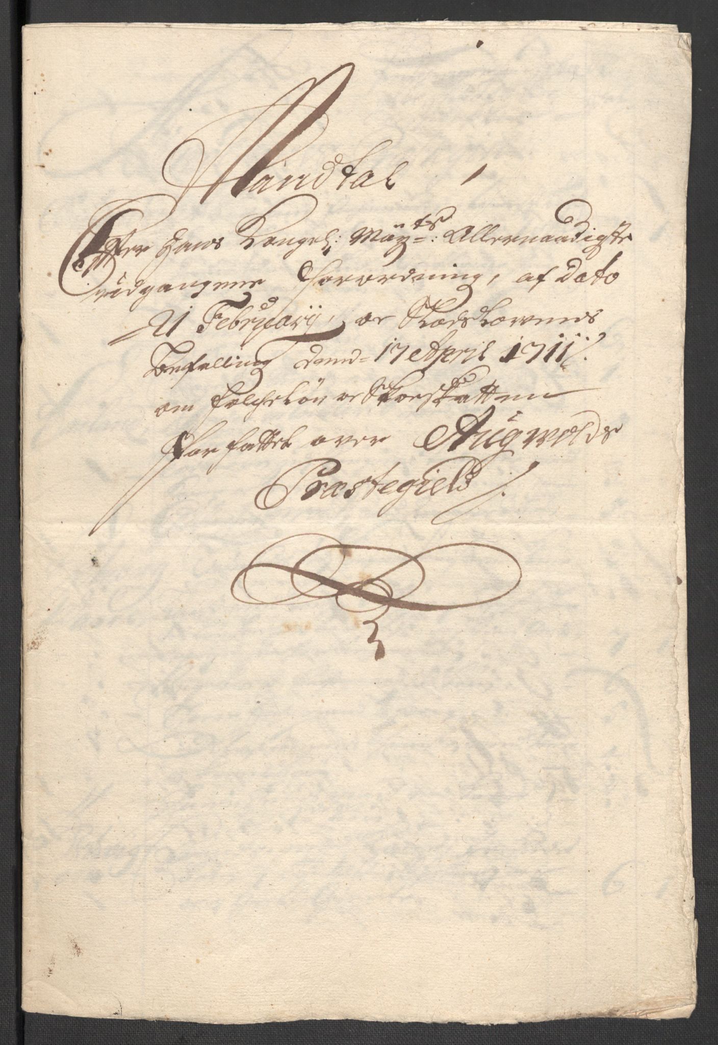 Rentekammeret inntil 1814, Reviderte regnskaper, Fogderegnskap, RA/EA-4092/R47/L2864: Fogderegnskap Ryfylke, 1711, p. 503