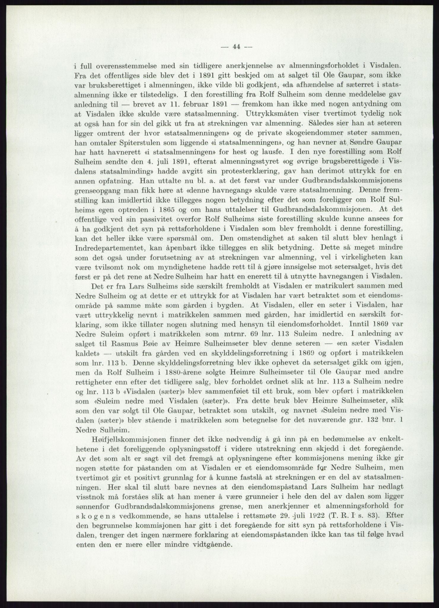 Høyfjellskommisjonen, AV/RA-S-1546/X/Xa/L0001: Nr. 1-33, 1909-1953, p. 6271