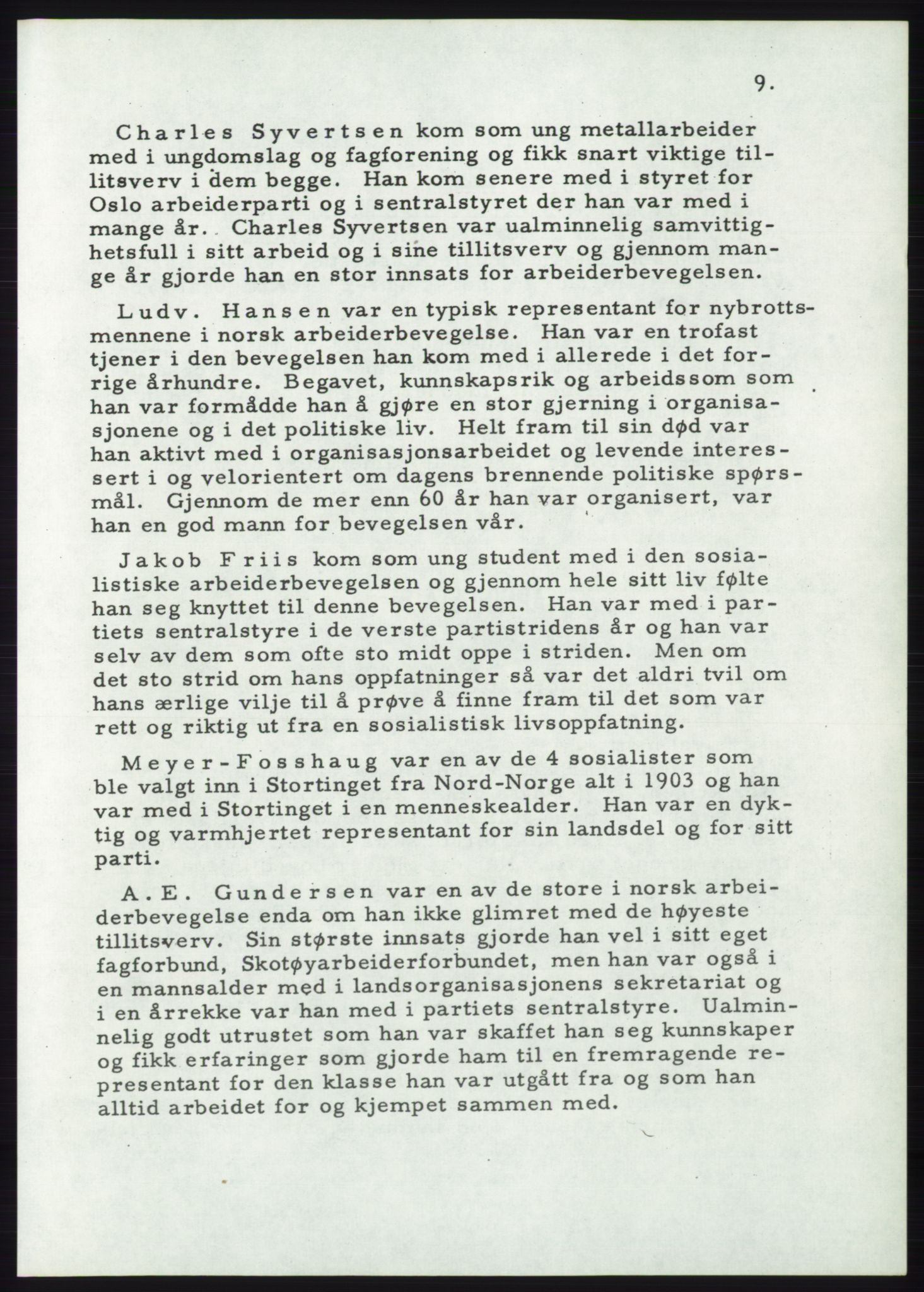 Det norske Arbeiderparti - publikasjoner, AAB/-/-/-: Protokoll over forhandlingene på det 36. ordinære landsmøte 30.-31. mai og 1. juni 1957 i Oslo, 1957, p. 9