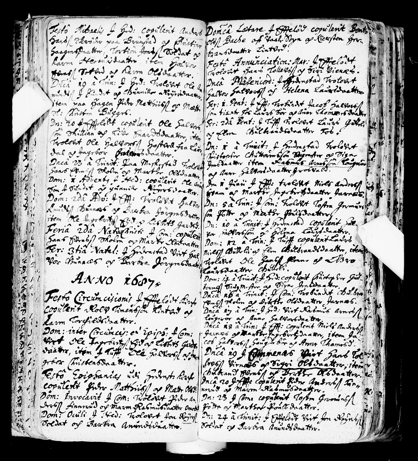 Sandsvær kirkebøker, AV/SAKO-A-244/F/Fa/L0001: Parish register (official) no. I 1, 1665-1725, p. 111