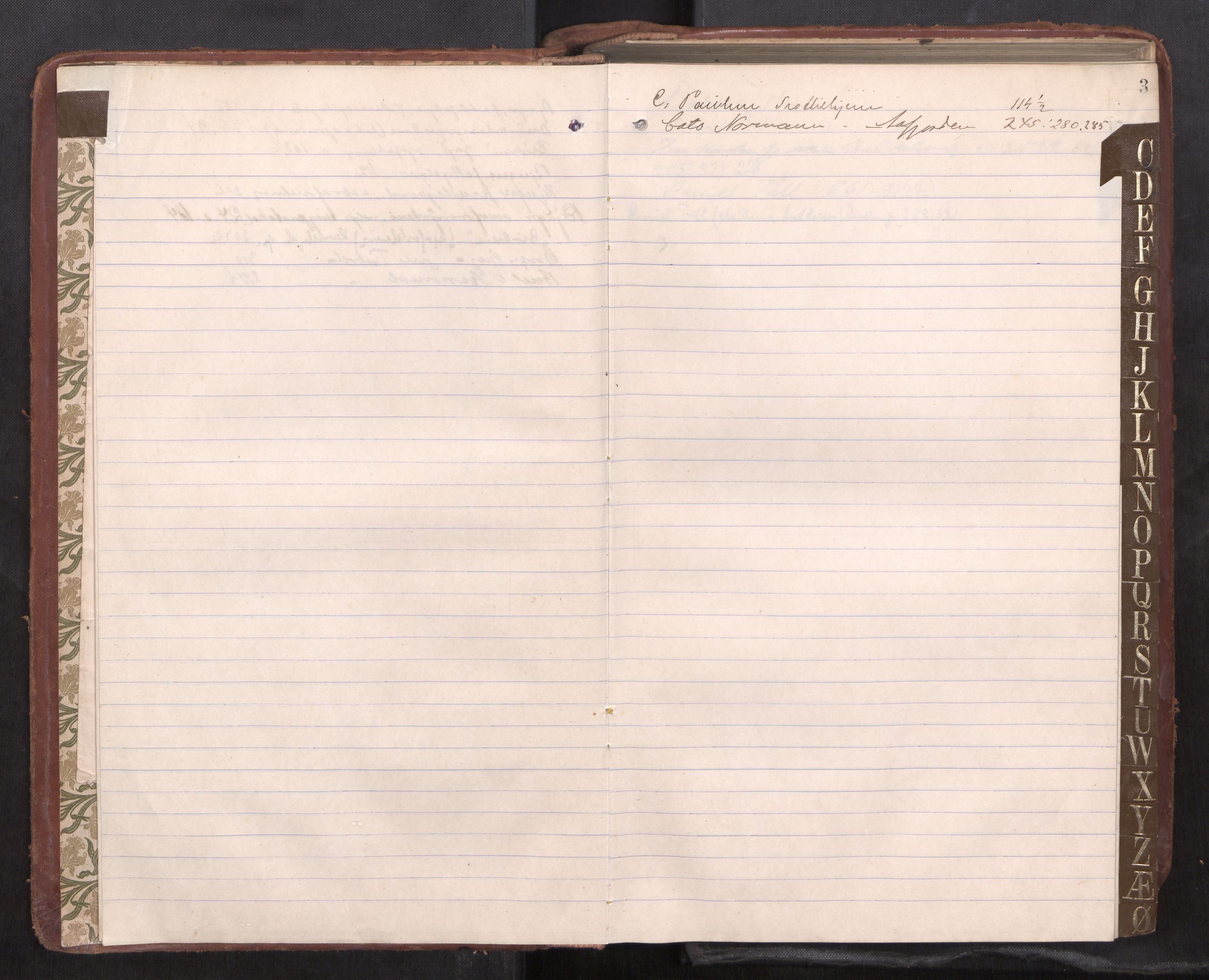 Fosen sorenskriveri, AV/SAT-A-1107/1/1/1B/L0032: Ekstrarettsprotokoll, 1910-1917, p. 2b-3a
