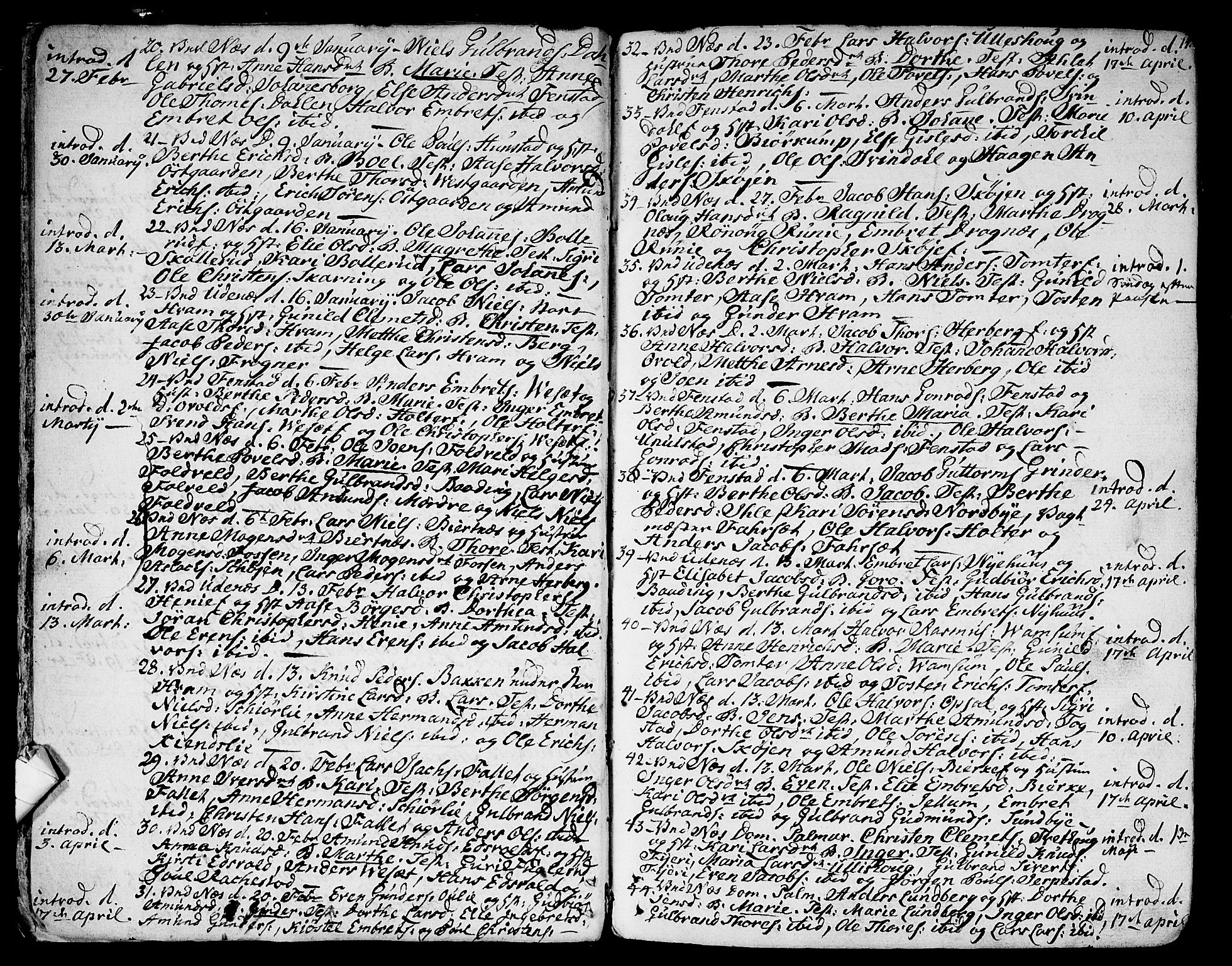 Nes prestekontor Kirkebøker, AV/SAO-A-10410/F/Fa/L0004: Parish register (official) no. I 4, 1781-1816, p. 14