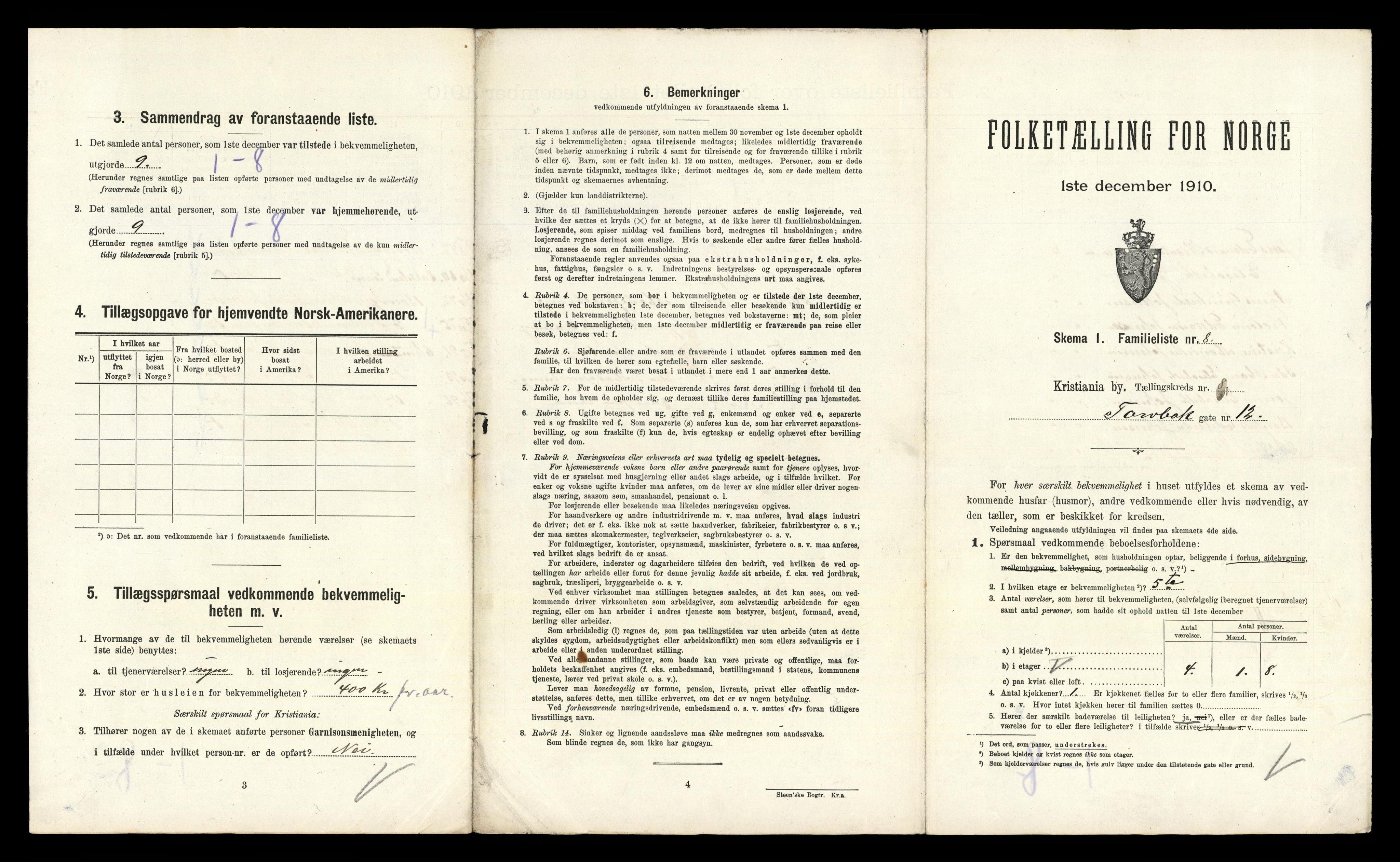 RA, 1910 census for Kristiania, 1910, p. 109691