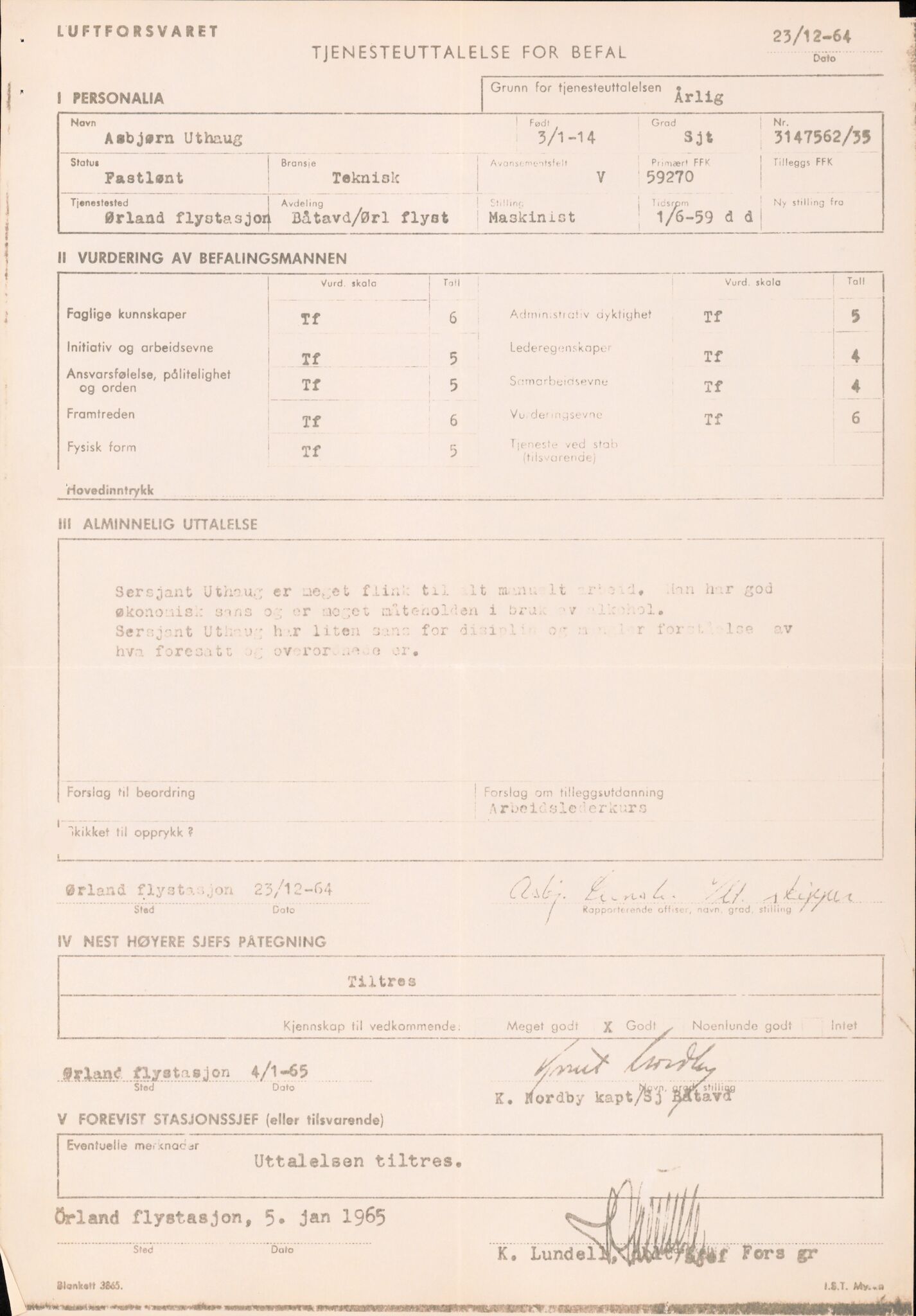 Forsvaret, Forsvarets overkommando/Luftforsvarsstaben, AV/RA-RAFA-4079/P/Pa/L0038: Personellpapirer, 1914, p. 323