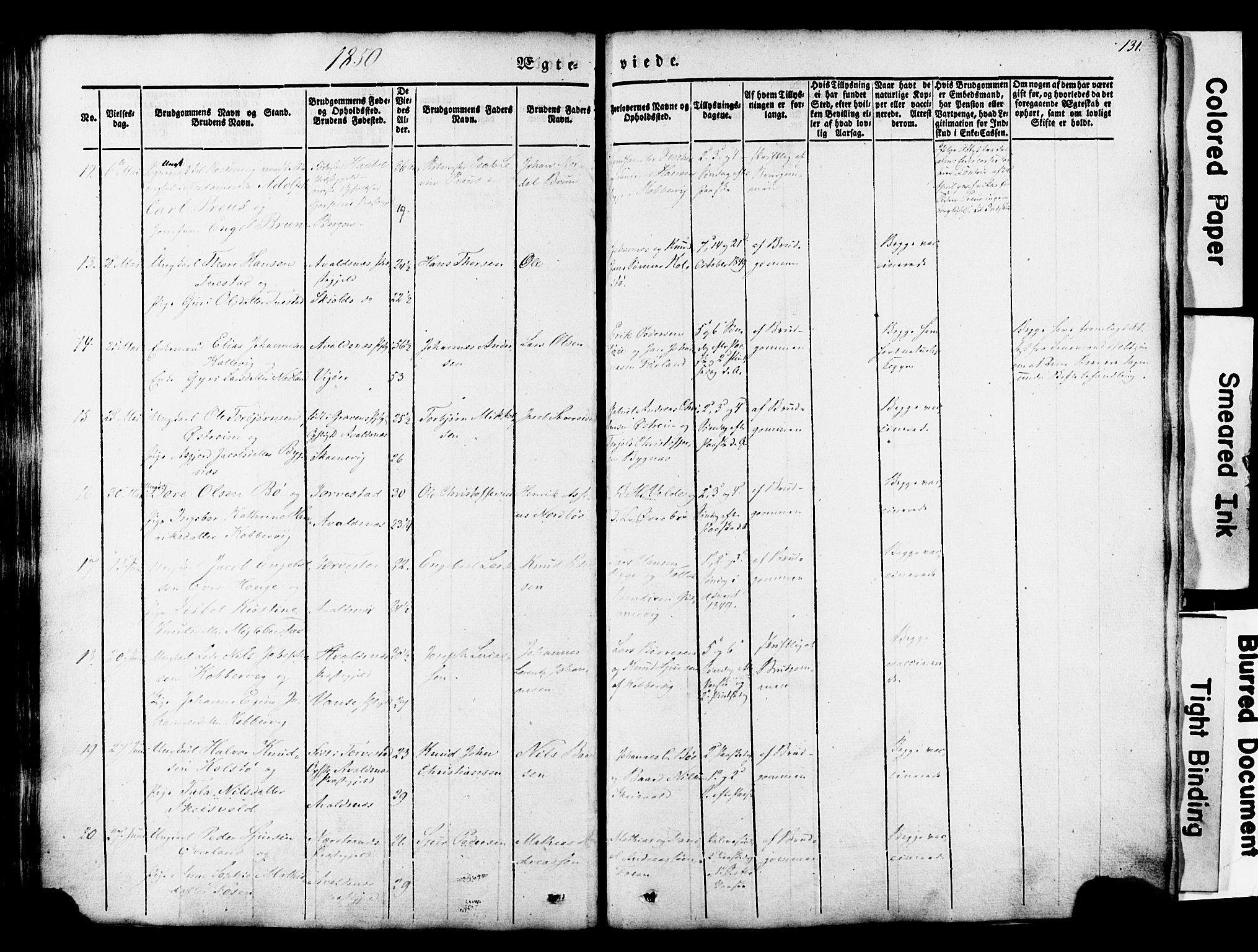 Avaldsnes sokneprestkontor, AV/SAST-A -101851/H/Ha/Haa/L0007: Parish register (official) no. A 7, 1841-1853, p. 131