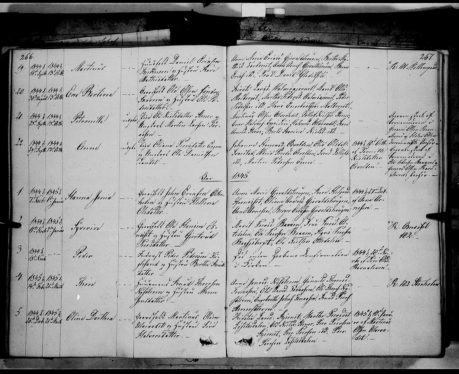 Trysil prestekontor, AV/SAH-PREST-046/H/Ha/Haa/L0004: Parish register (official) no. 4 /2, 1842-1850, p. 266-267